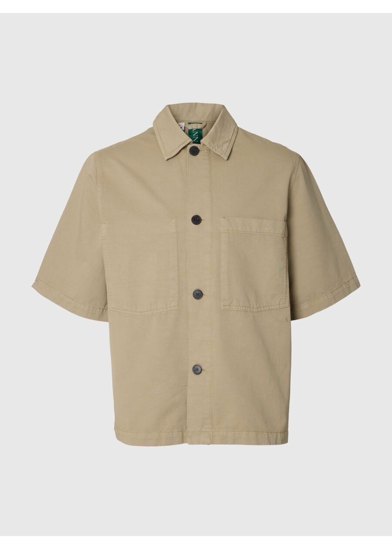 Annarr Annarr Anrebbe Overshirt SS - Weathered Teak