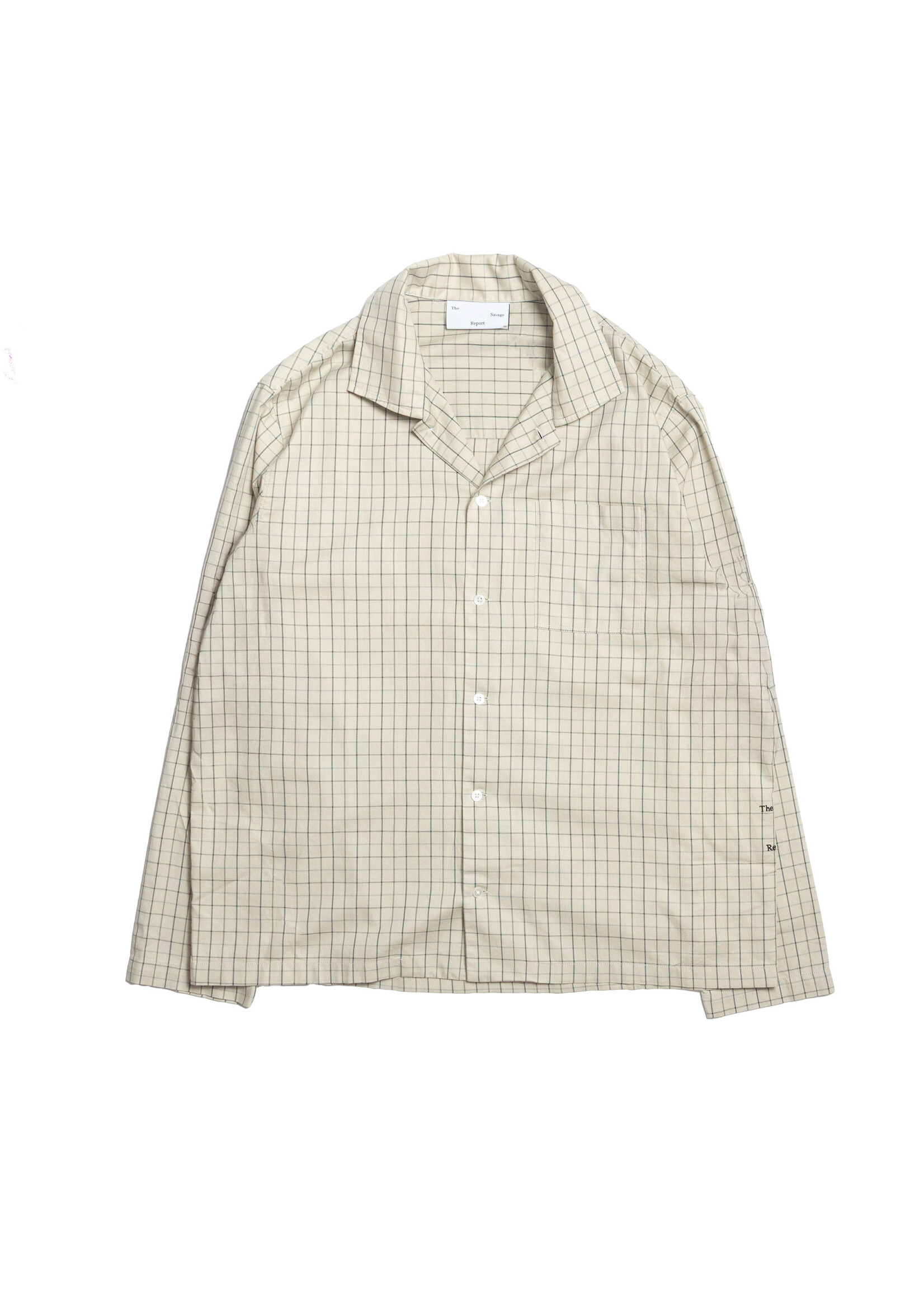 The Savage Report The Savage Report Checked Shirt - Green check