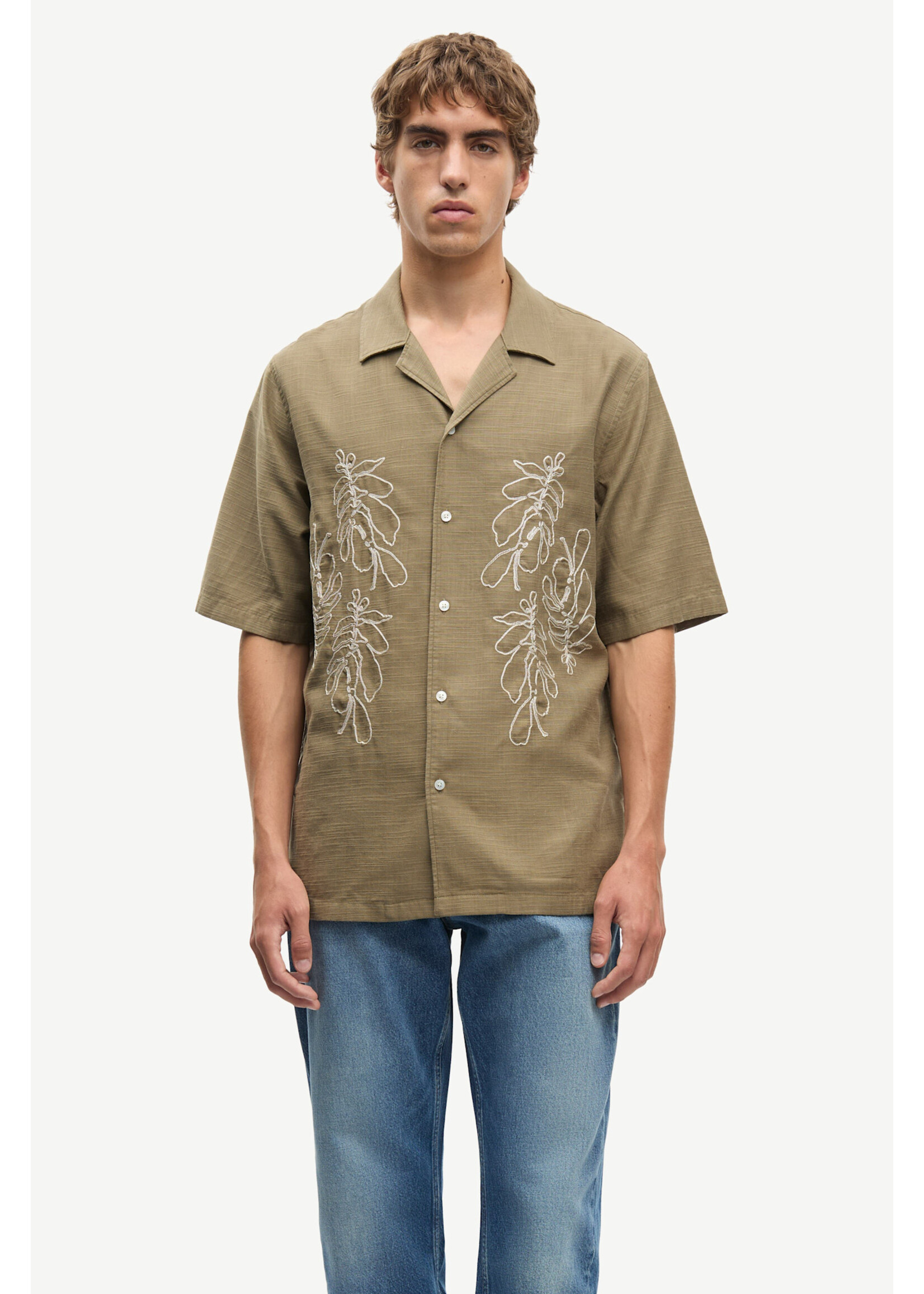 Samsøe Samsøe Samsoe Samsoe Saoscar AX Shirt - Dusky Green