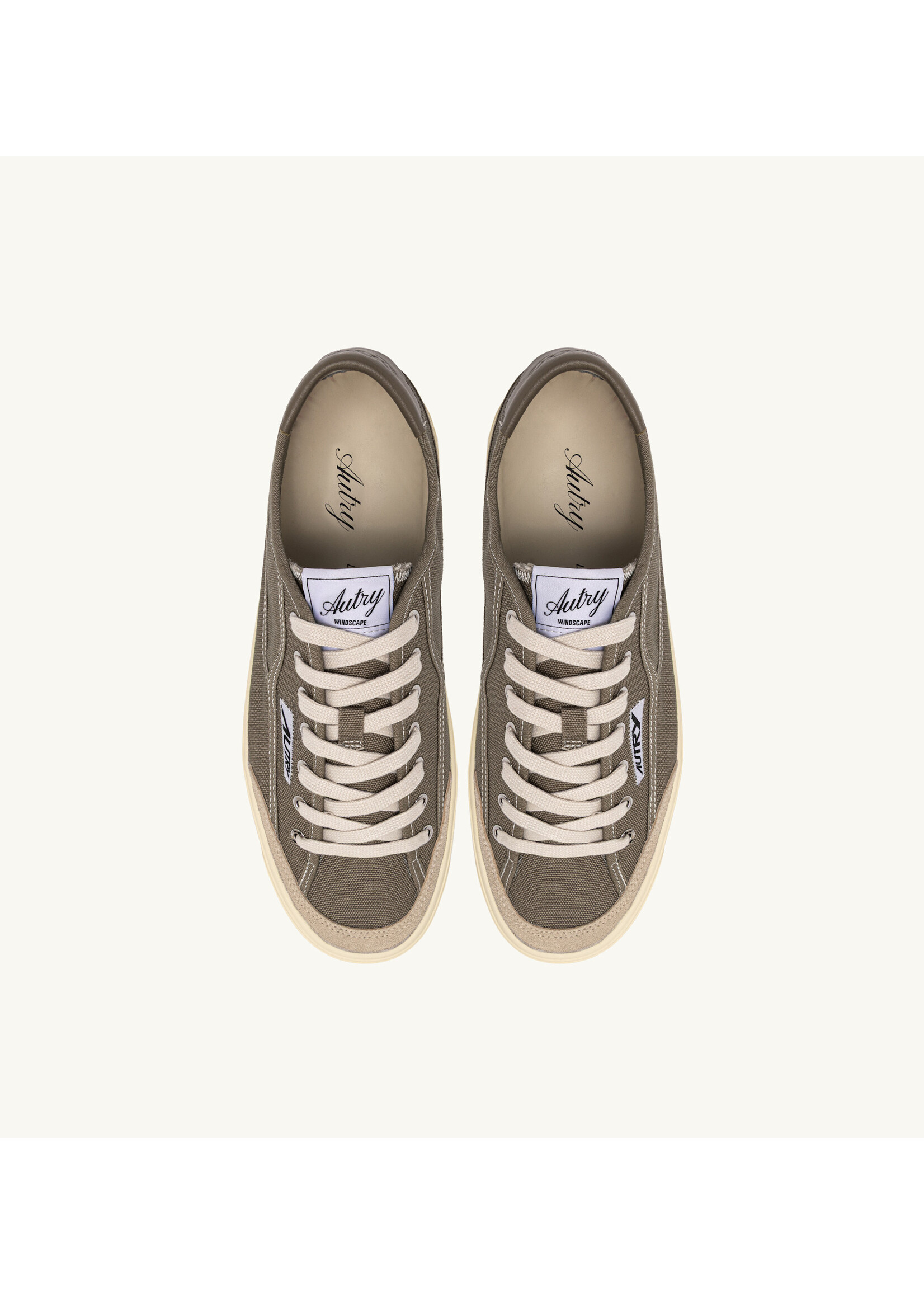 Autry Autry low man Windscape - Canvas Suede Military
