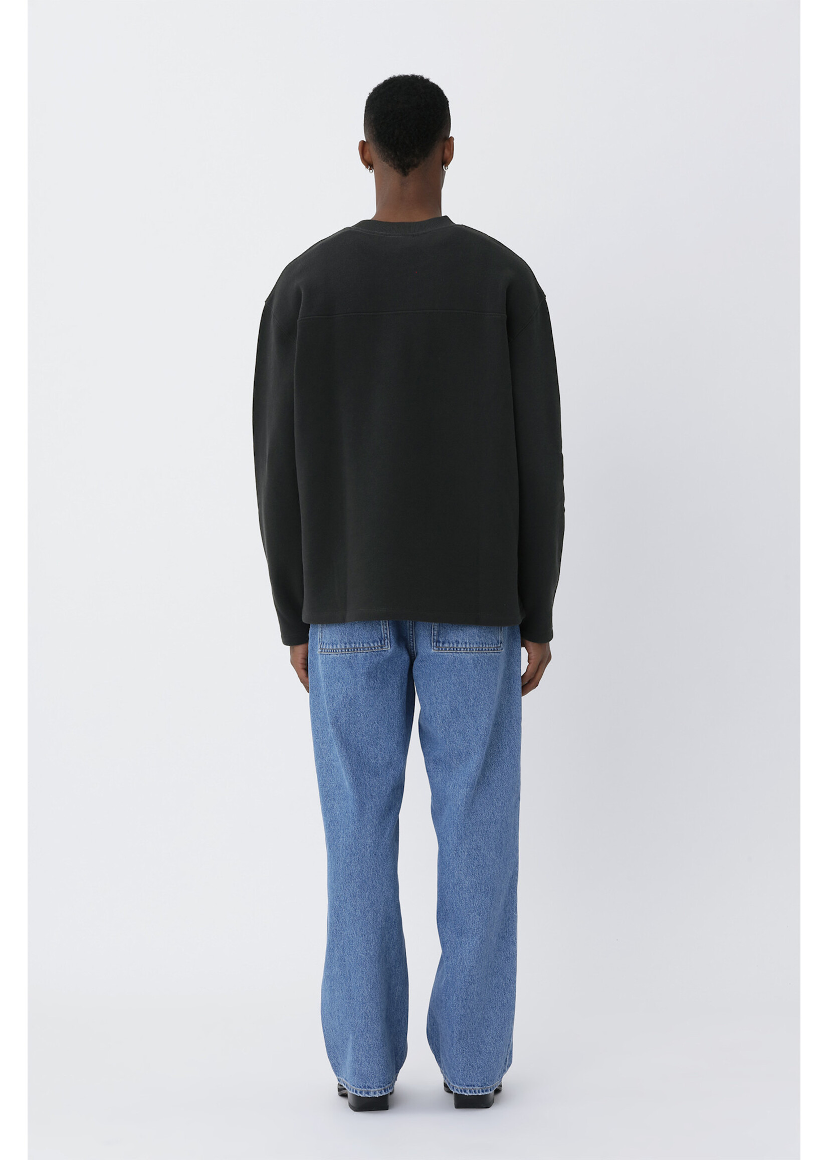 Won Hundred Won Hundred Staff Boxy LS - Pirate Black