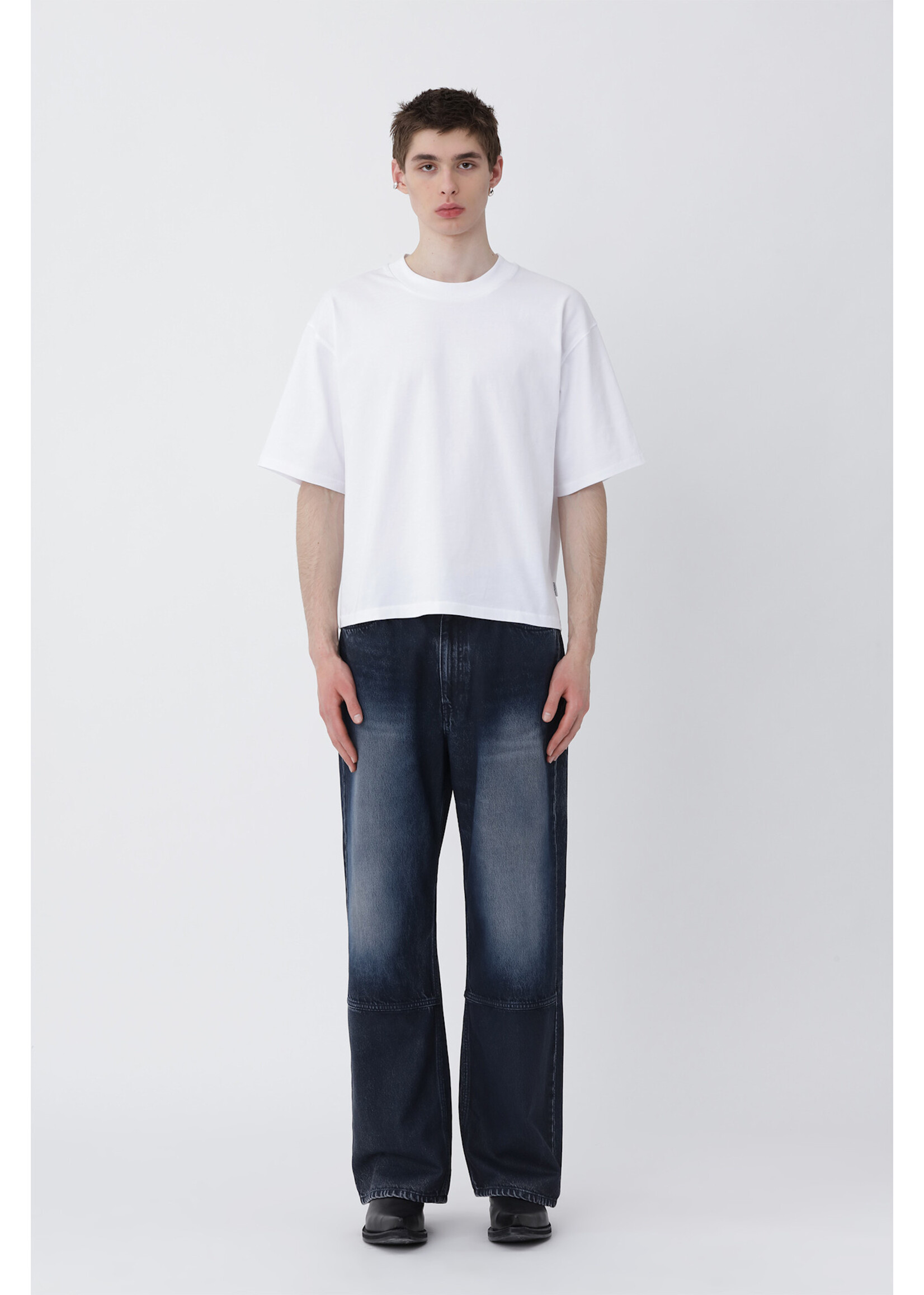 Won Hundred Won Hundred Houston Plain T-Shirt - Washed White