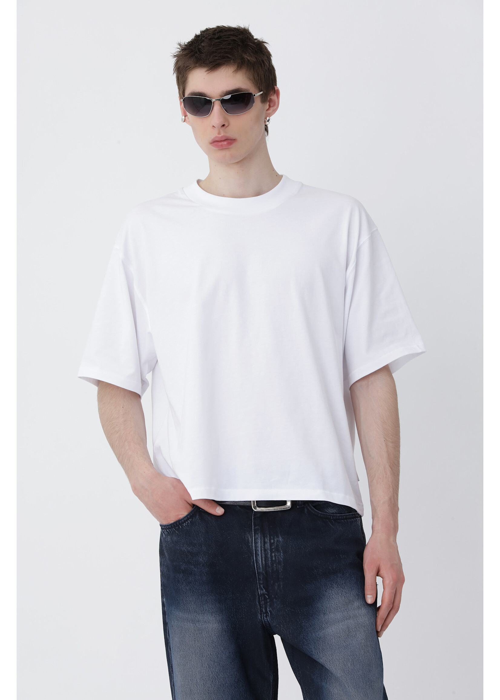 Won Hundred Won Hundred Houston Plain T-Shirt - Washed White
