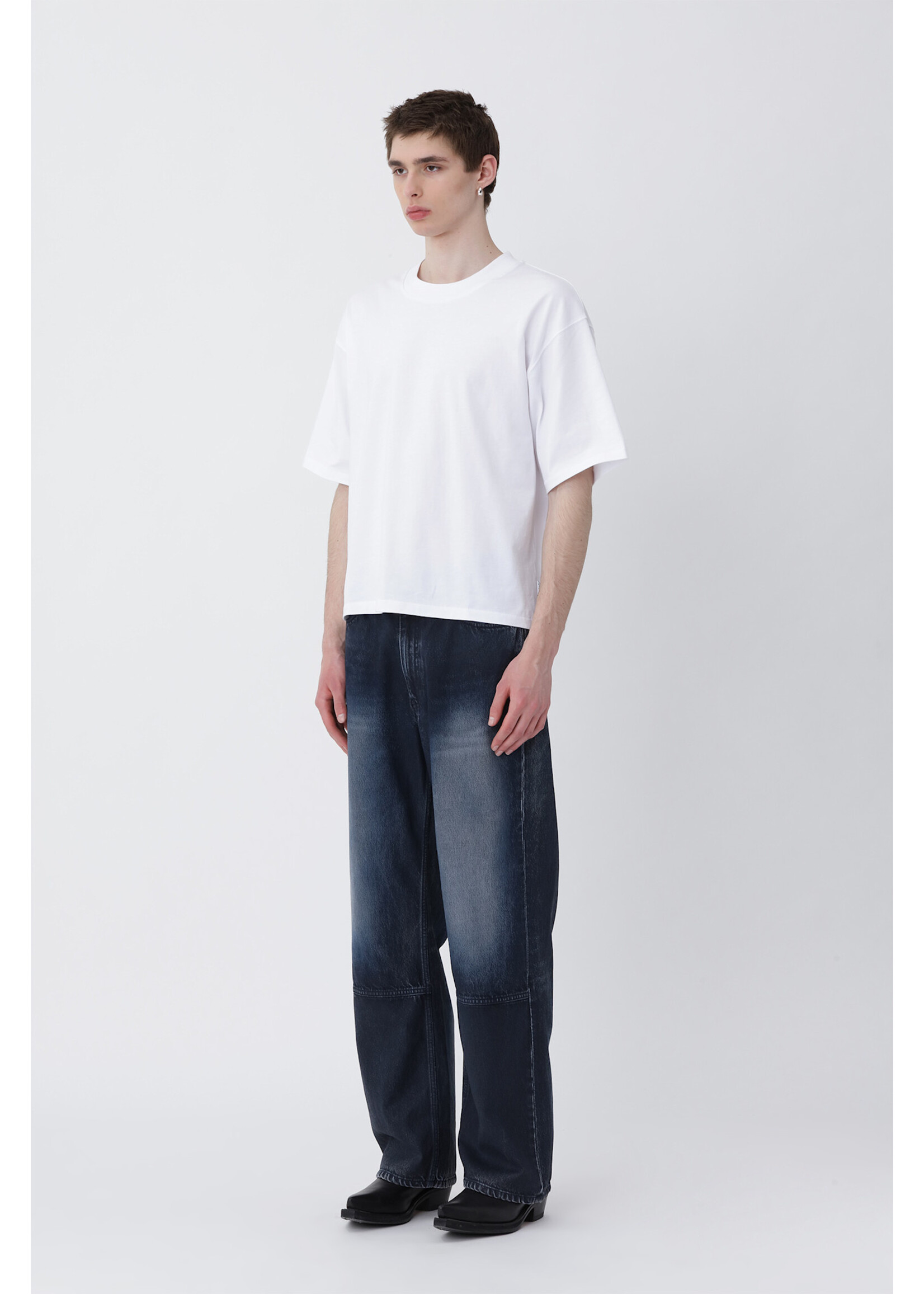 Won Hundred Won Hundred Houston Plain T-Shirt - Washed White