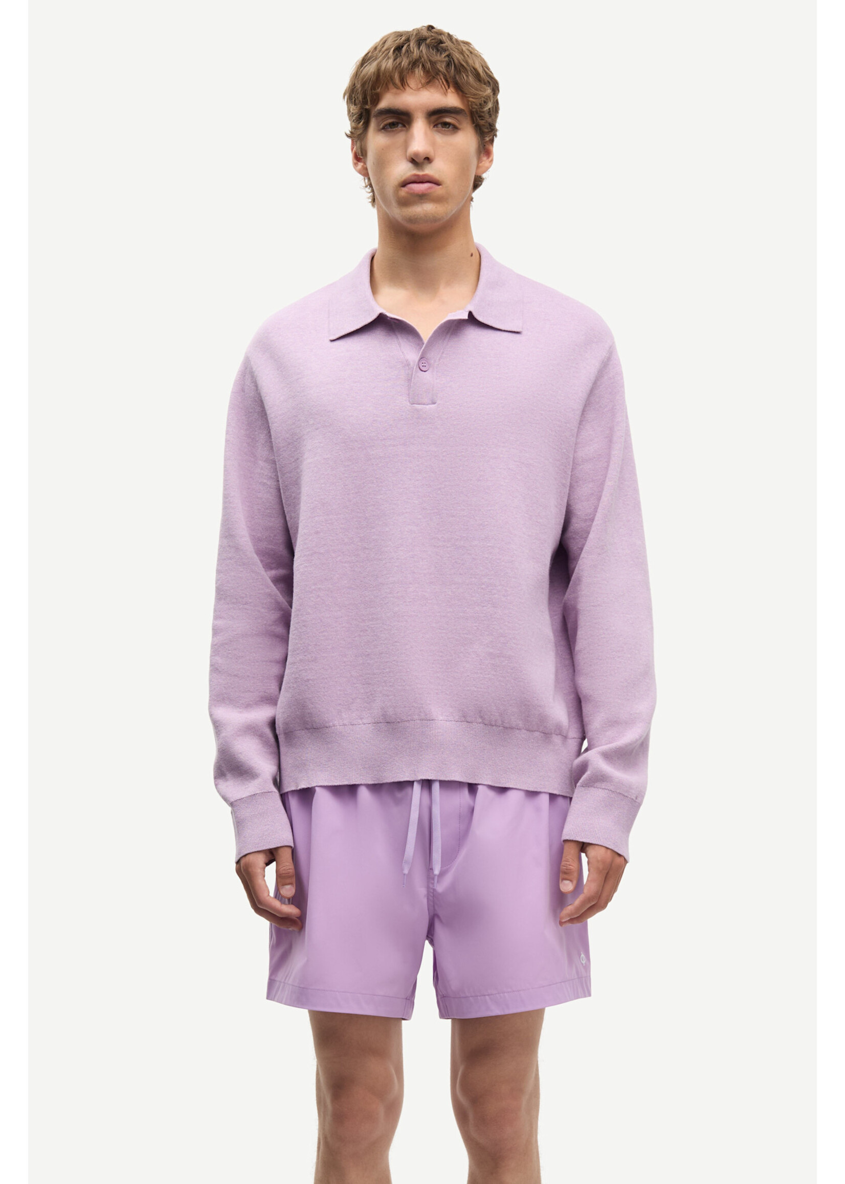 Samsøe Samsøe Samsoe Samsoe Sanino Polo - Regal Orchid Mel