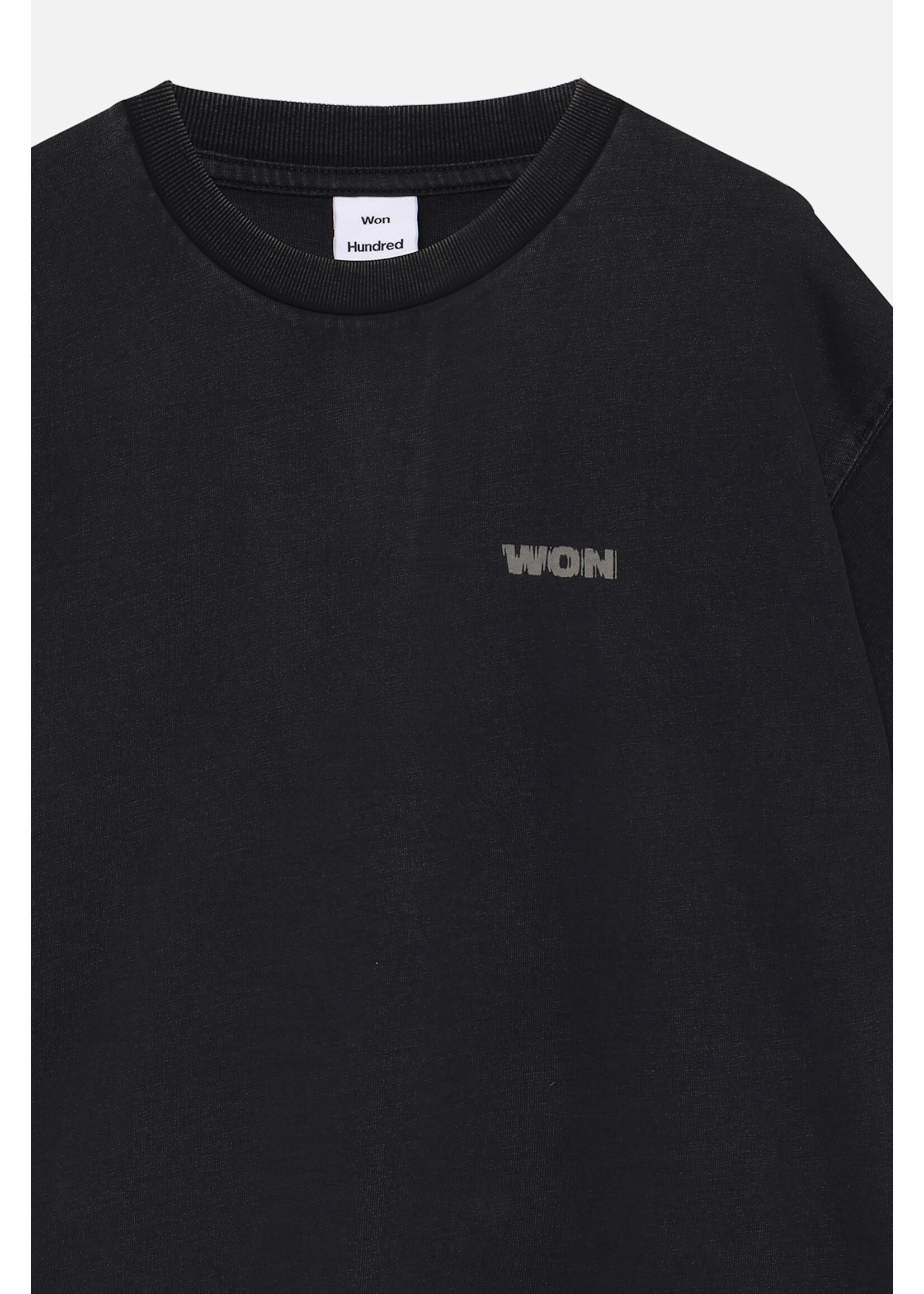 Won Hundred Won Hundred LA Back Inversed Man T-Shirt - Black