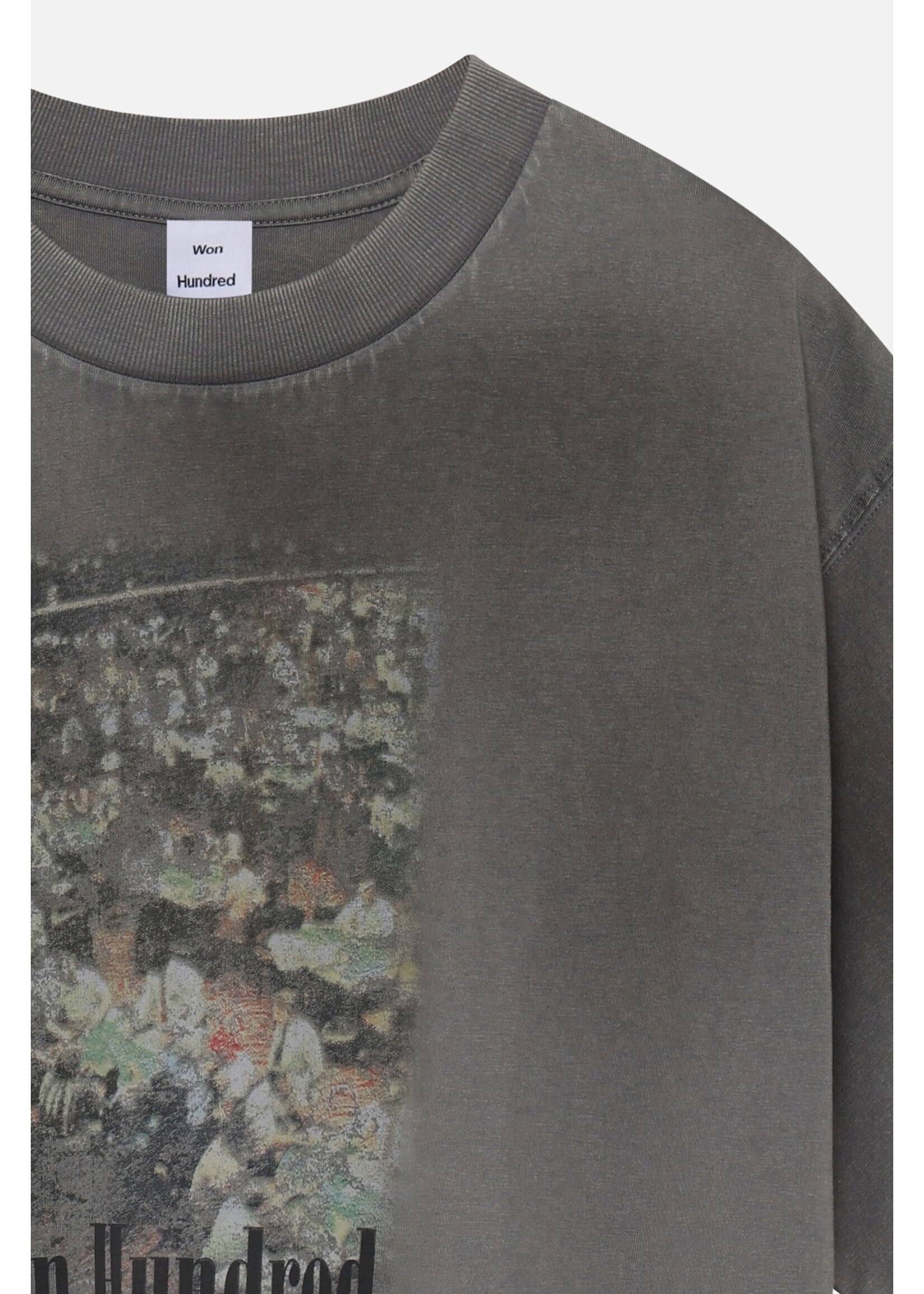 Won Hundred Won Hundred Houston Casino T-Shirt - Washed Steel Grey