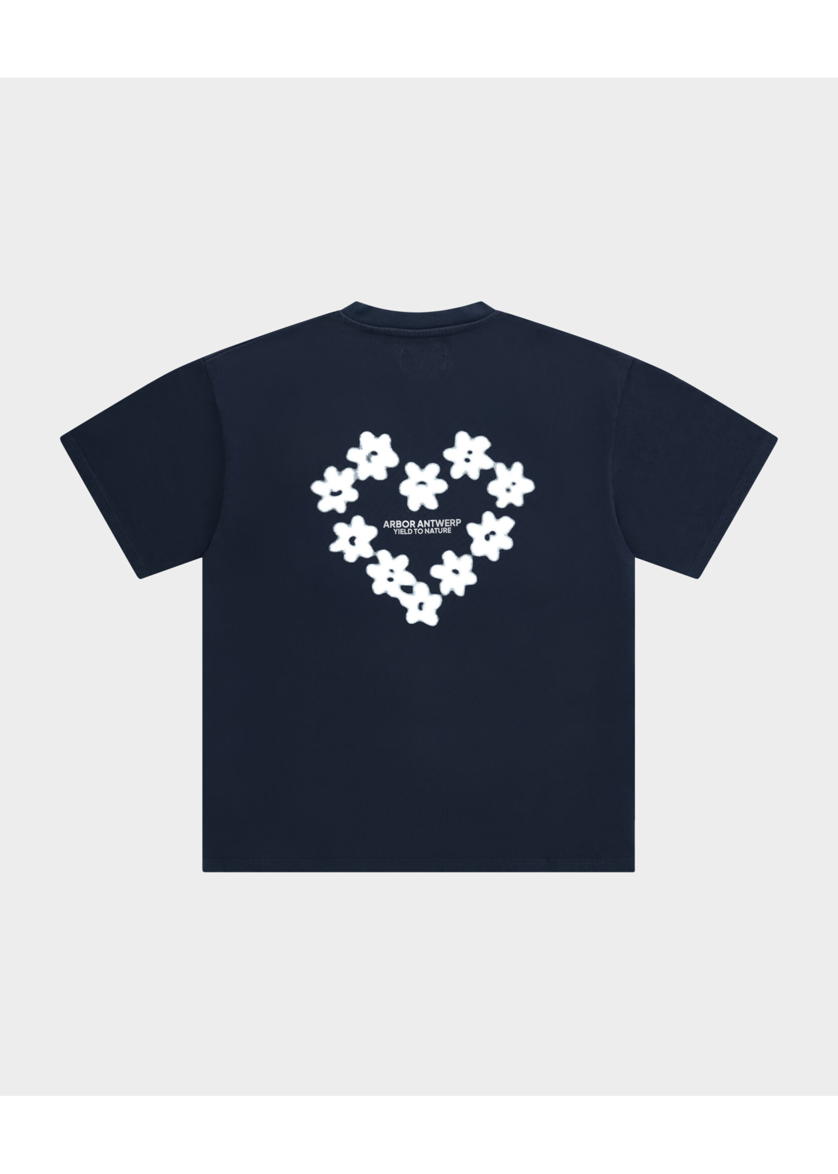 Arbor Antwerp Arbor Antwerp Faded Flower T-Shirt - Blue