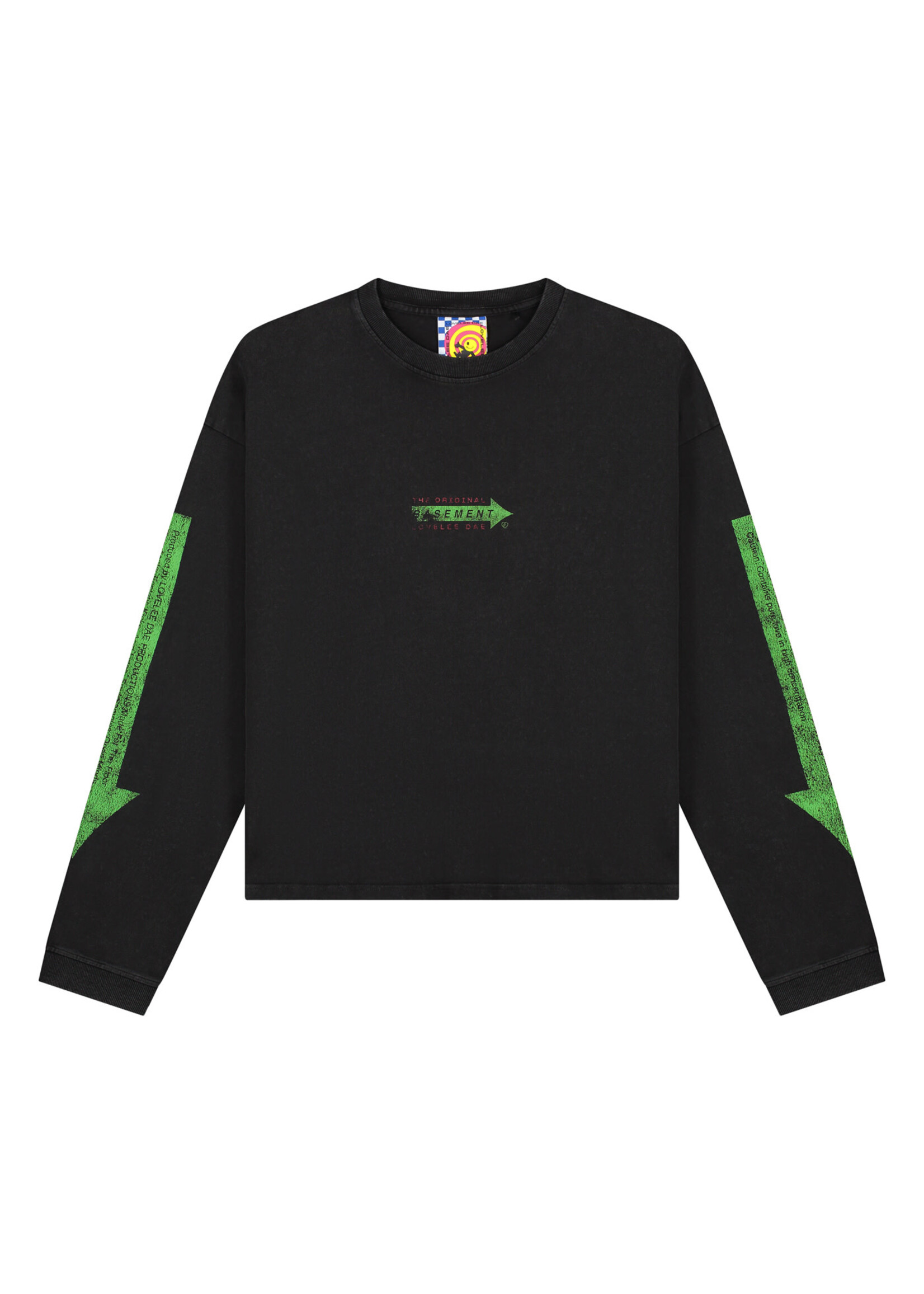 Lovelee Dae Lovelee Dae Frankie Basement LS - Washed Black