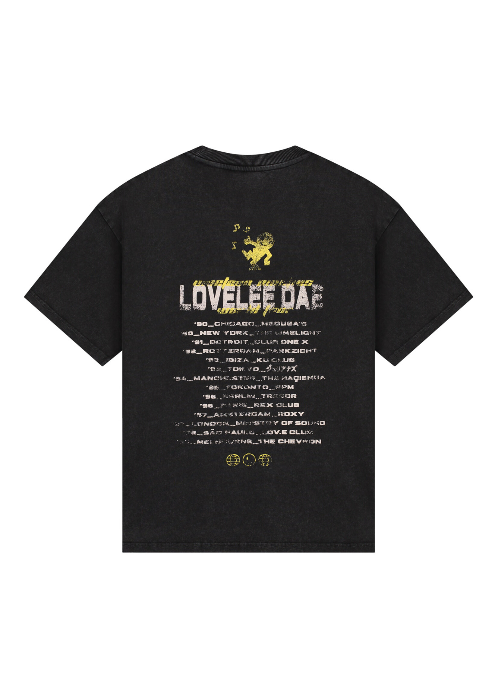 Lovelee Dae Lovelee Dae Frankie Worldtour T-Shirt - Washed Black