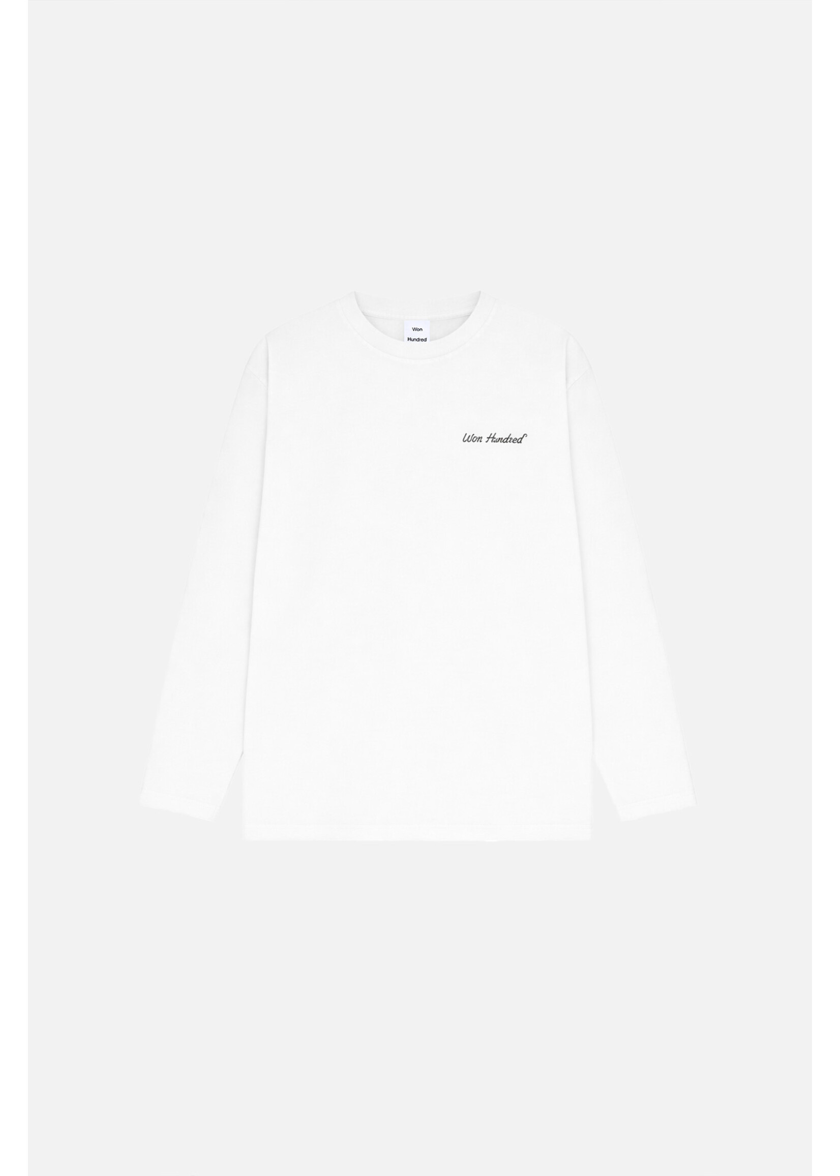Won Hundred Won Hundred LA LS Italic Shirt - Bright White