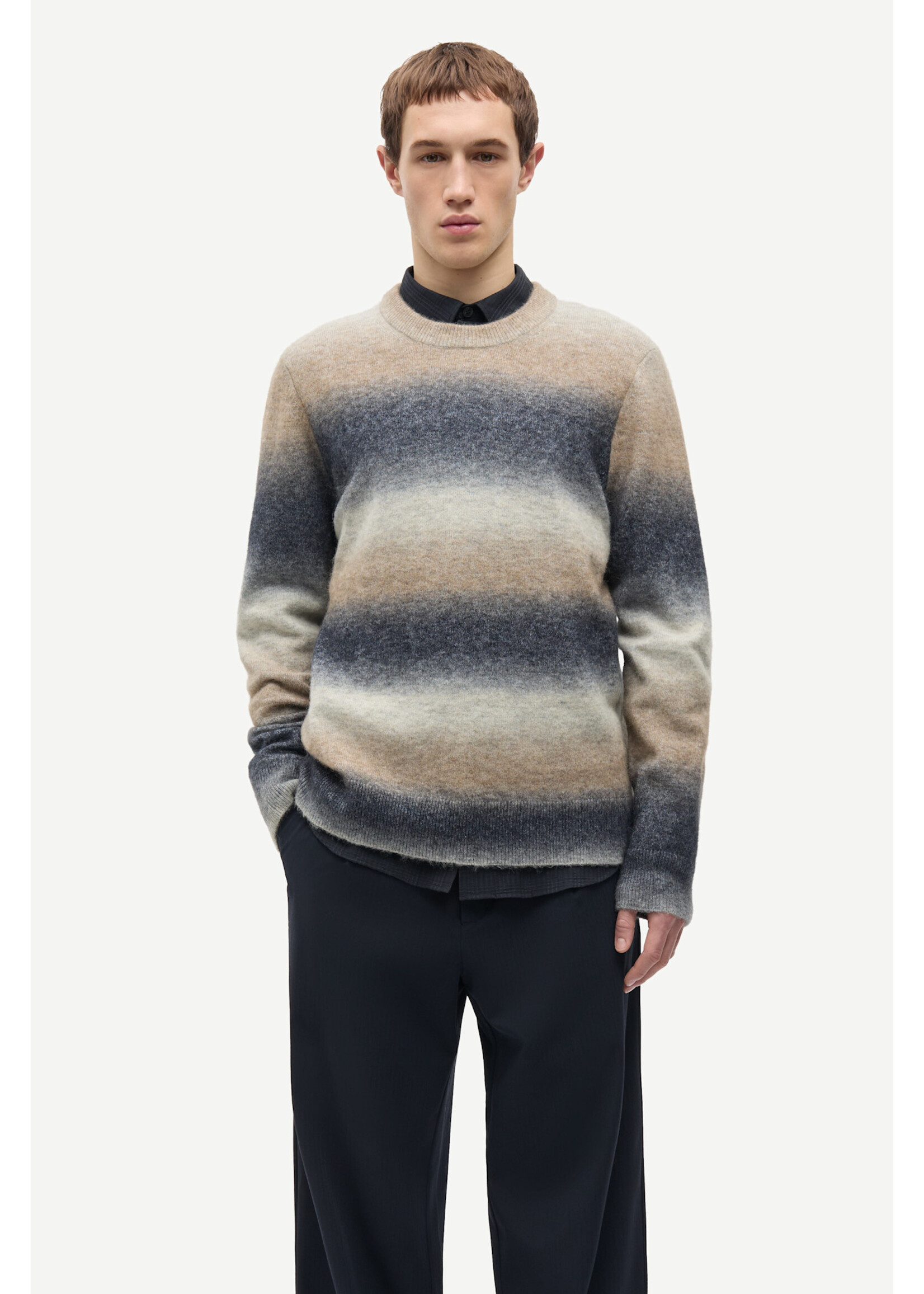 Samsøe Samsøe Samsøe Samsøe Aiden Crewneck - Salute Stripe