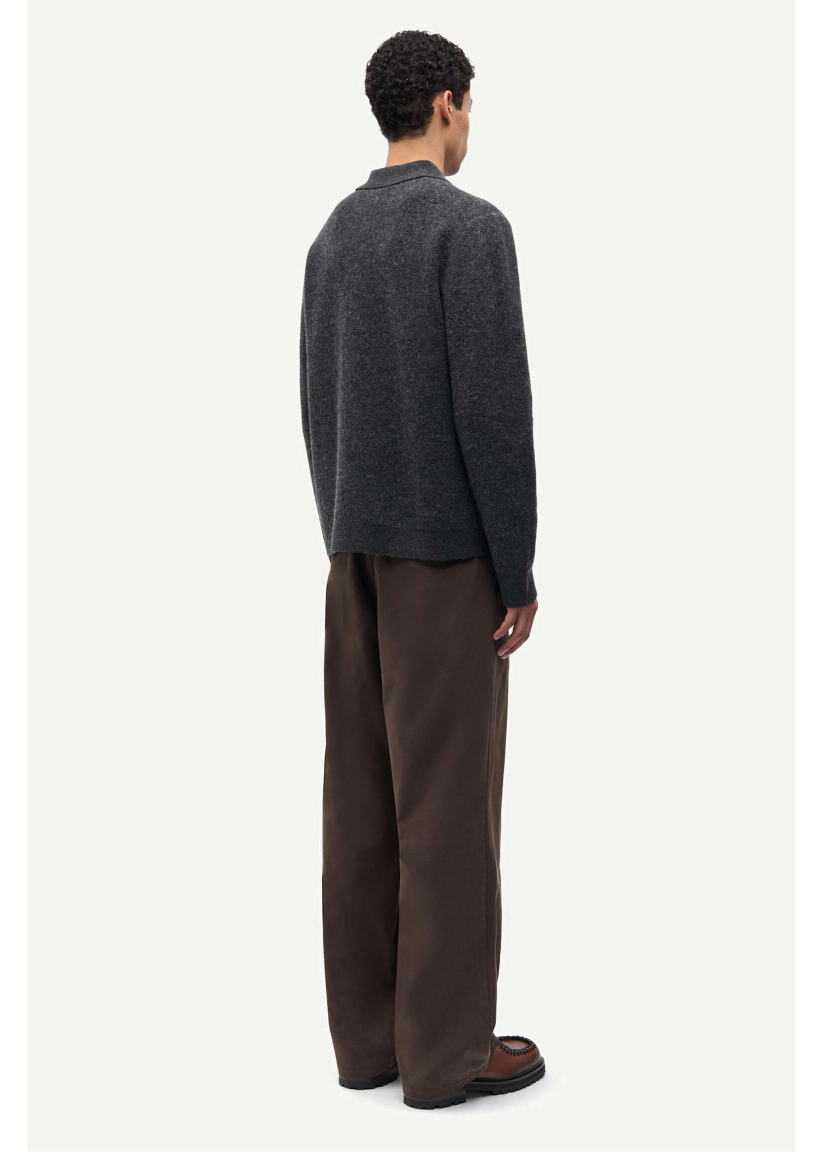 Samsøe Samsøe Samsoe Samsoe Sarichard Cardigan - Dark Grey Melange