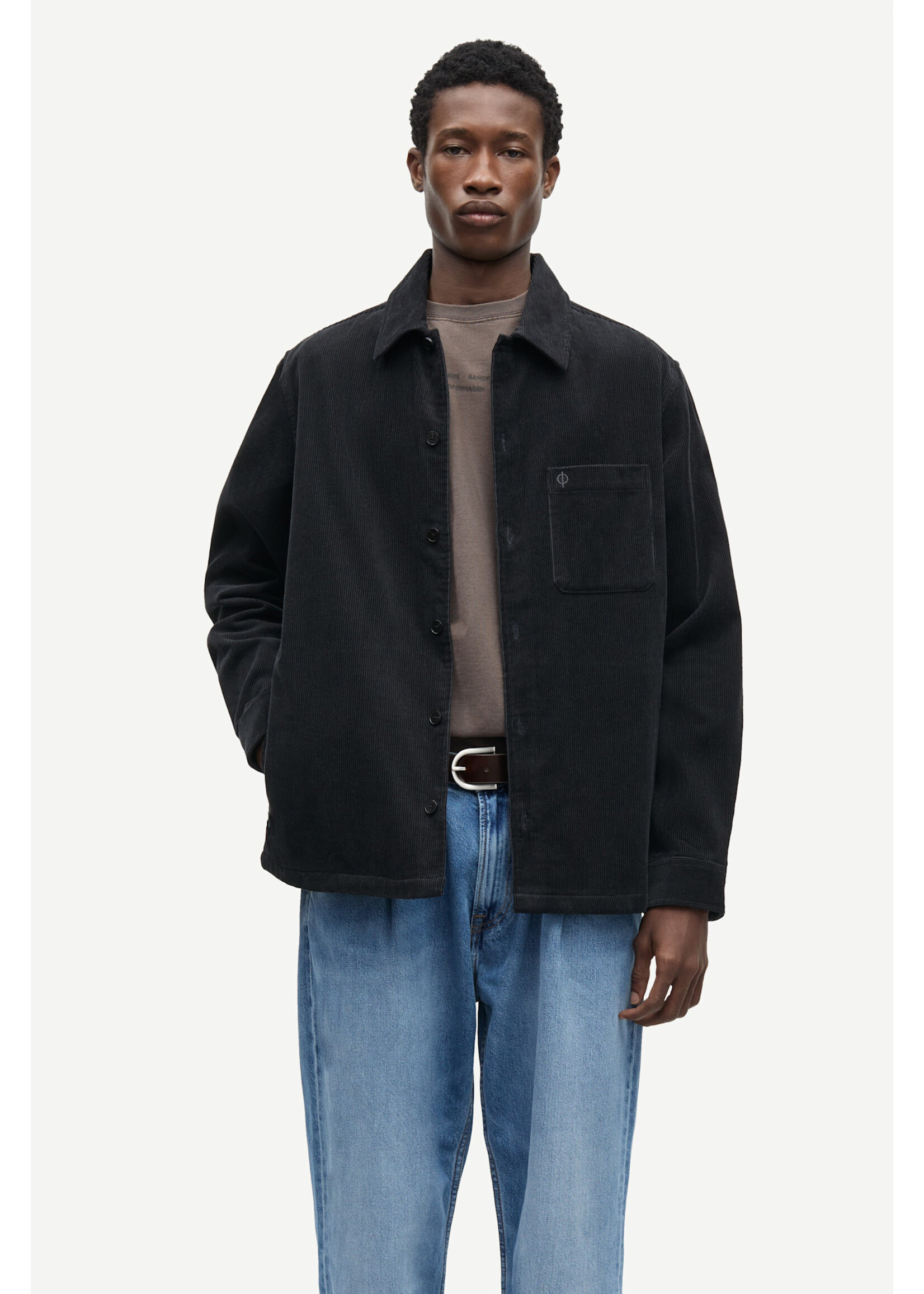 Samsøe Samsøe Samsoe Samsoe Sadamon JS Overshirt - Black