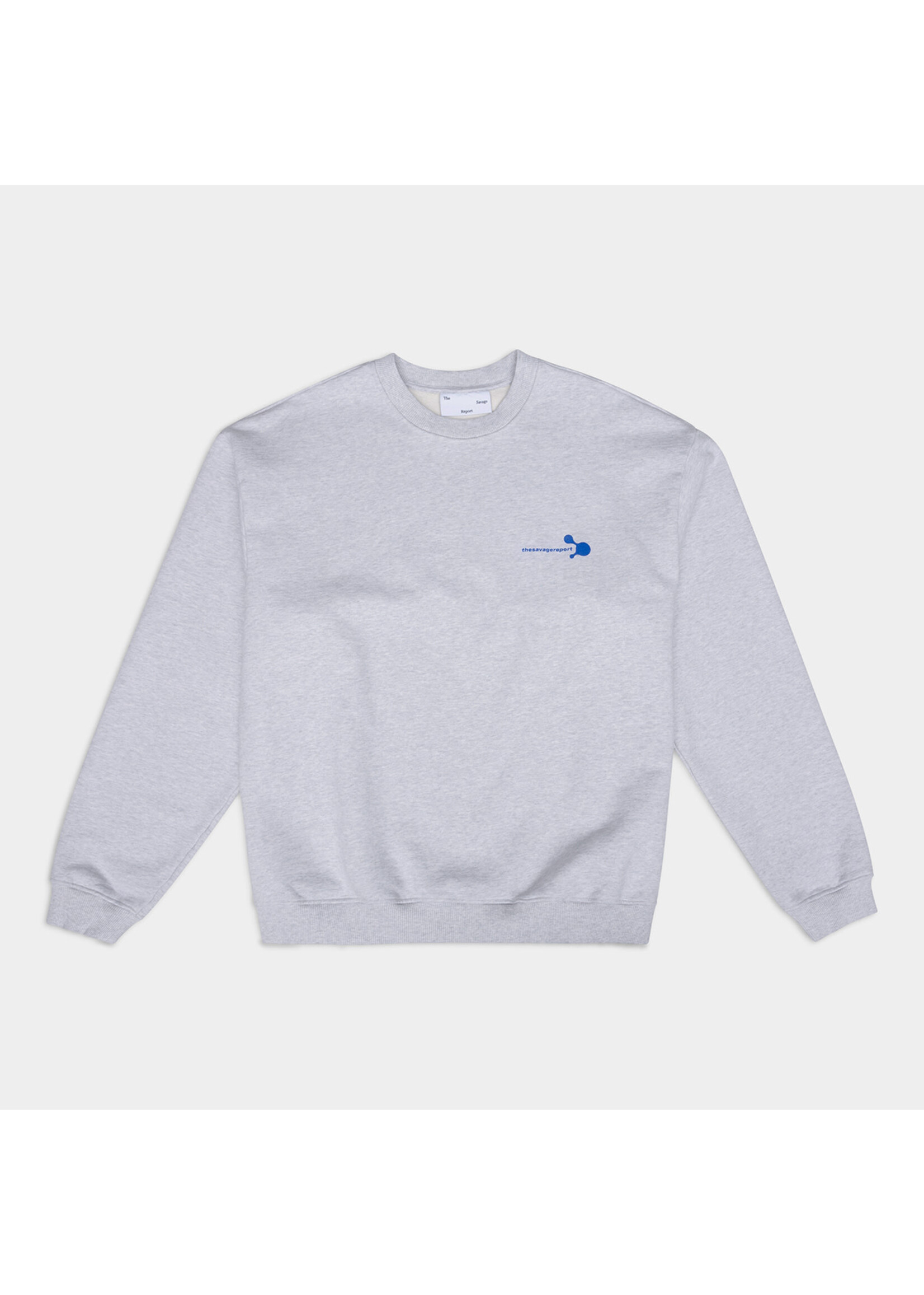 The Savage Report The Savage Report Bob Sweater - Light Grey Melange