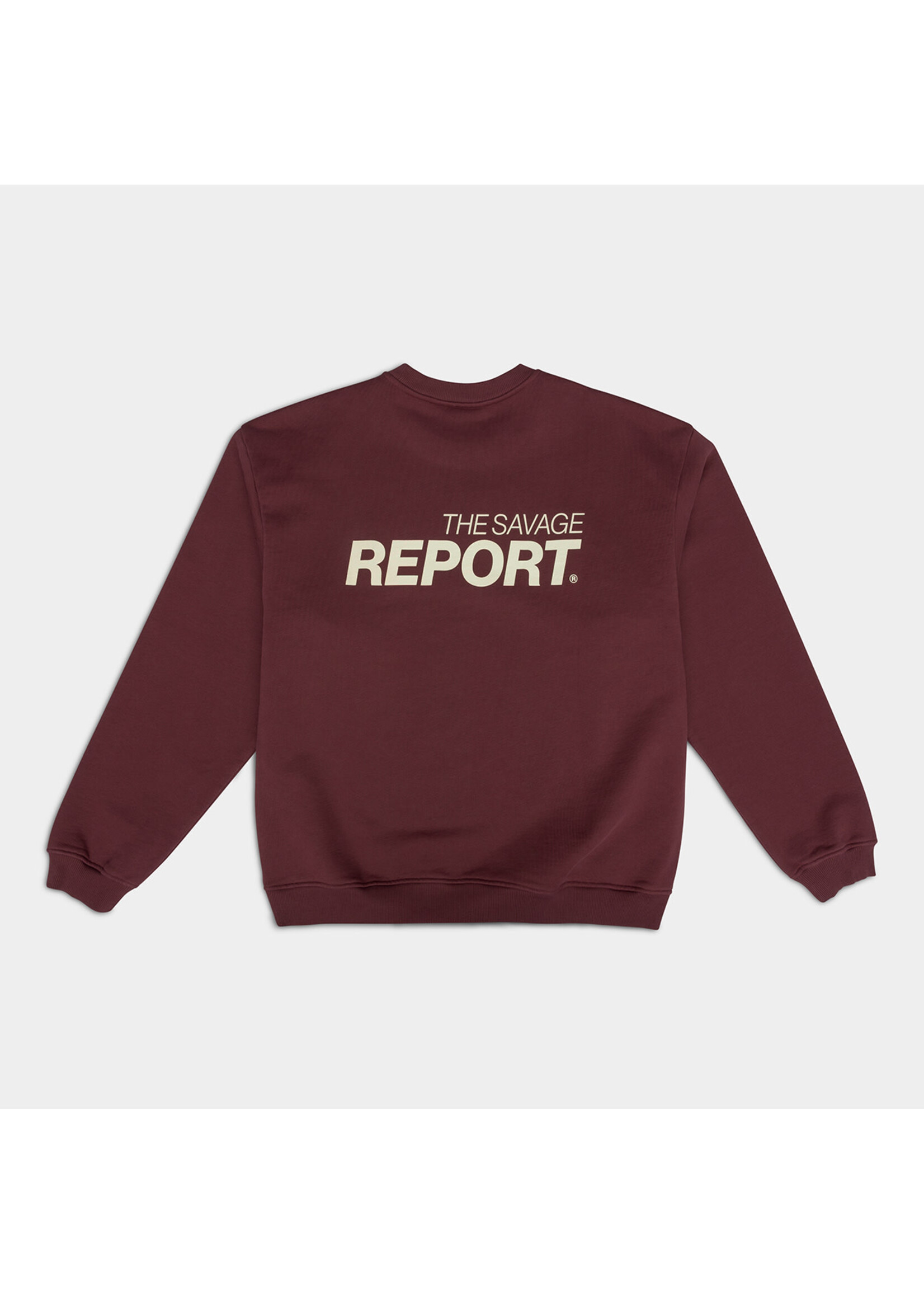 The Savage Report The Savage Report Report Sweater - Red Mahogany
