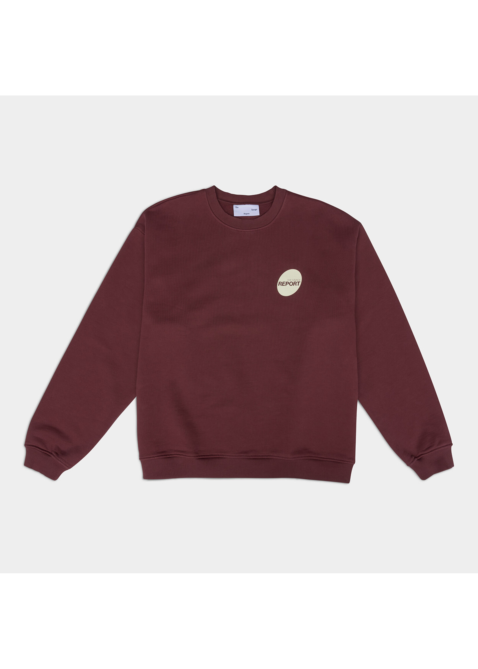 The Savage Report The Savage Report Report Sweater - Red Mahogany
