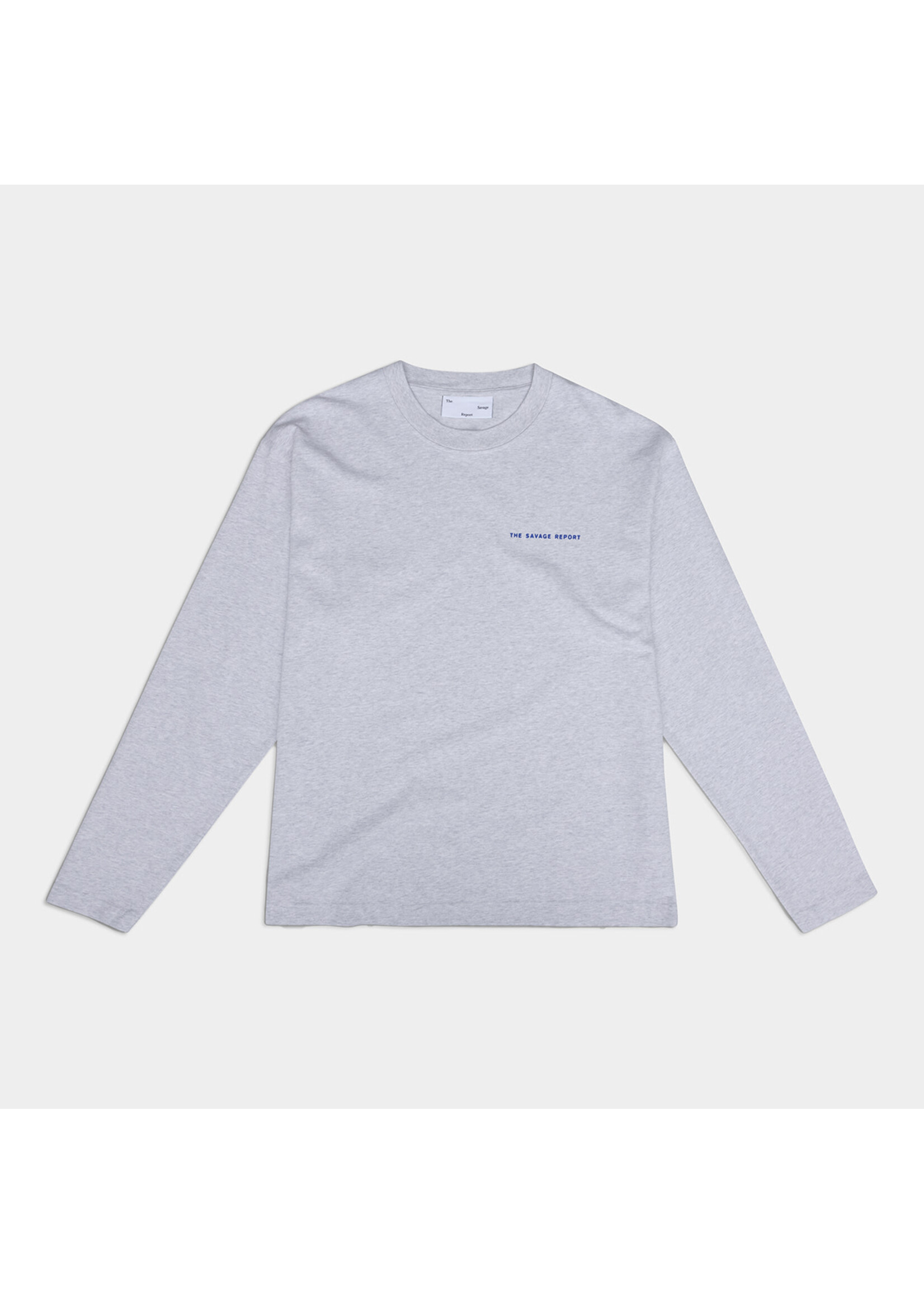 The Savage Report TSR Optic Longsleeve - Light Grey Melange