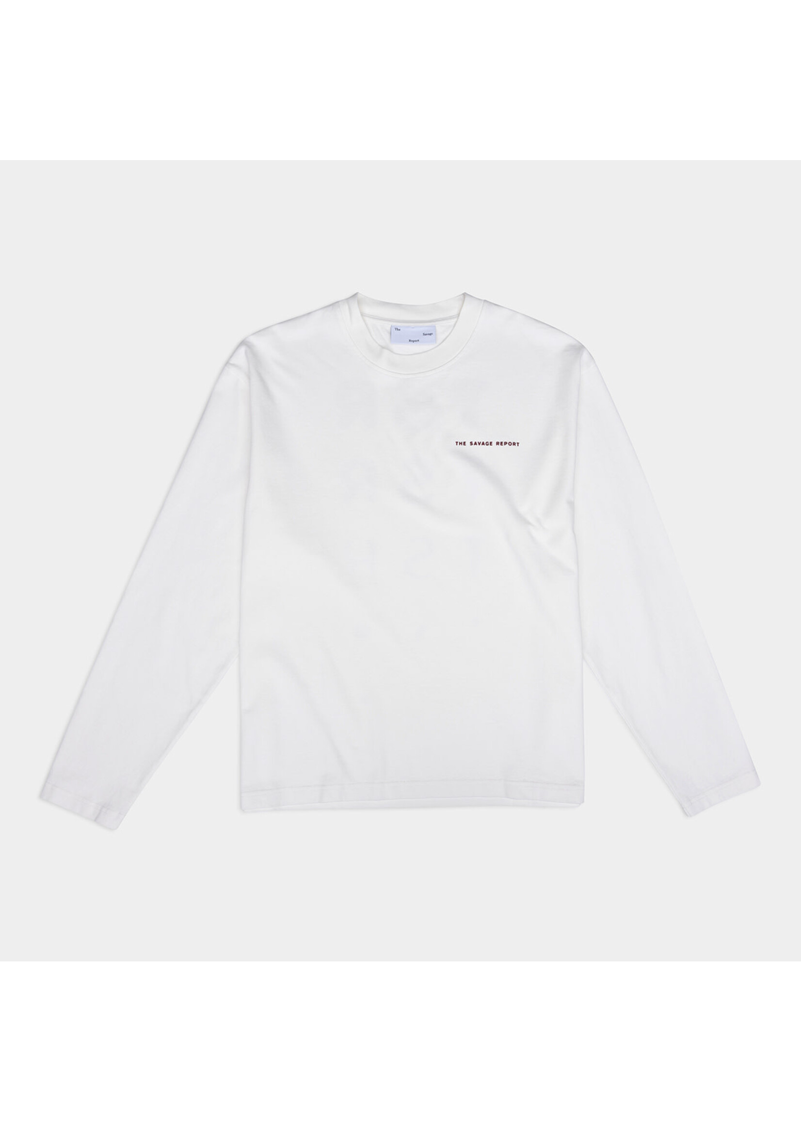 The Savage Report The Savage Report TSR Optic Longsleeve - Off White
