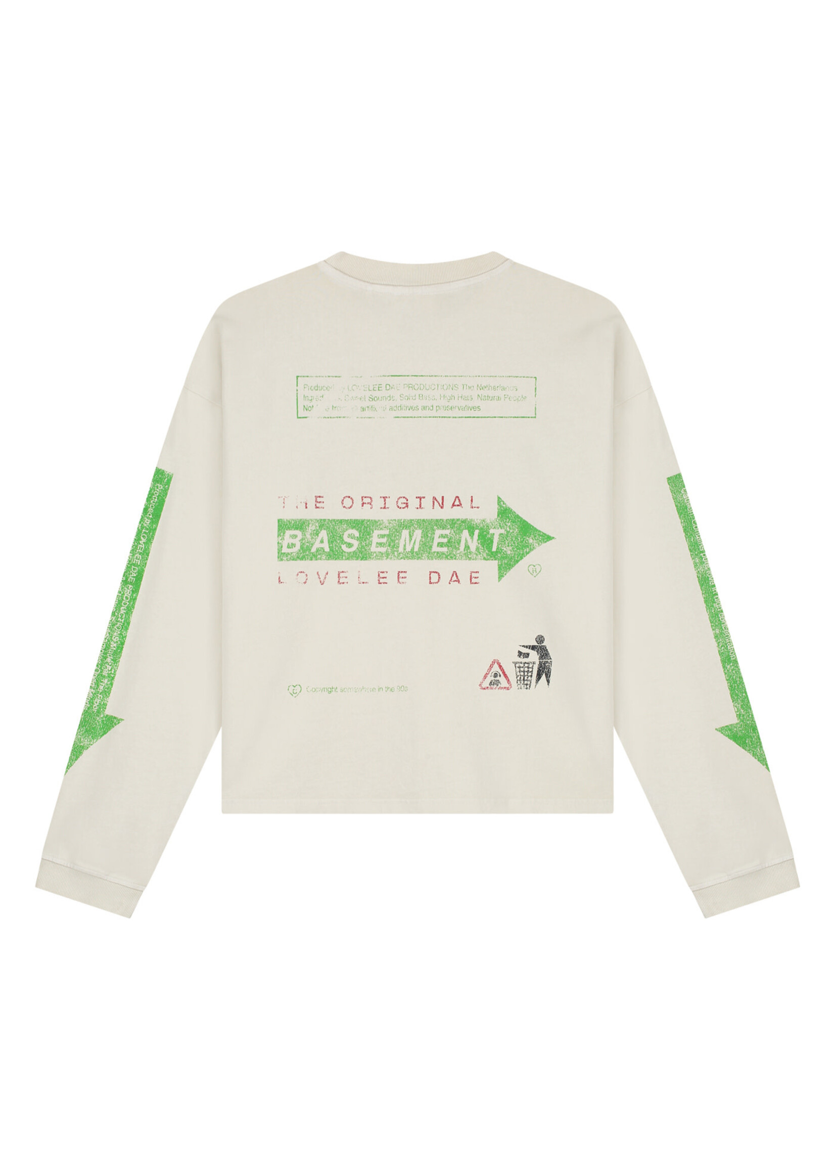 Lovelee Dae Lovelee Dae Frankie Basement LS - Vintage White