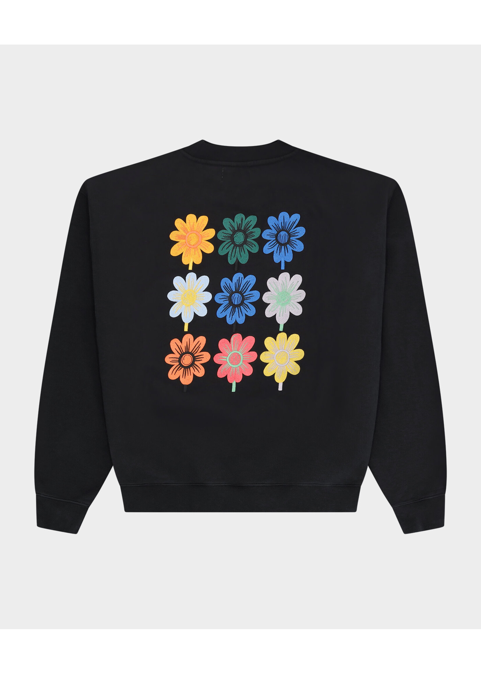 Arbor Antwerp Arbor Antwerp Nine Flowers Crewneck - Black