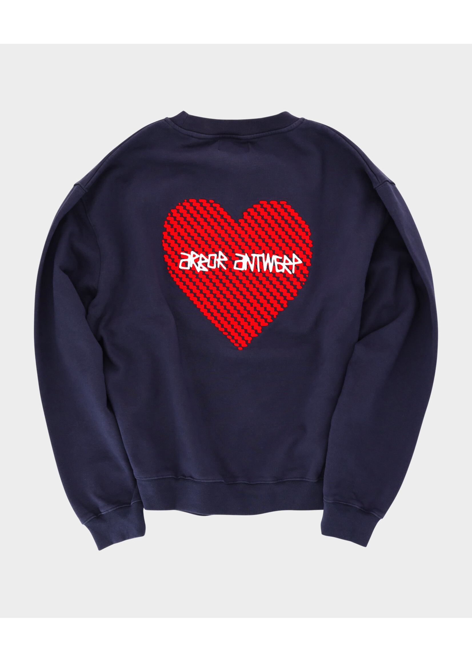 Arbor Antwerp Arbor Antwerp Heartwork Crewneck - Blue