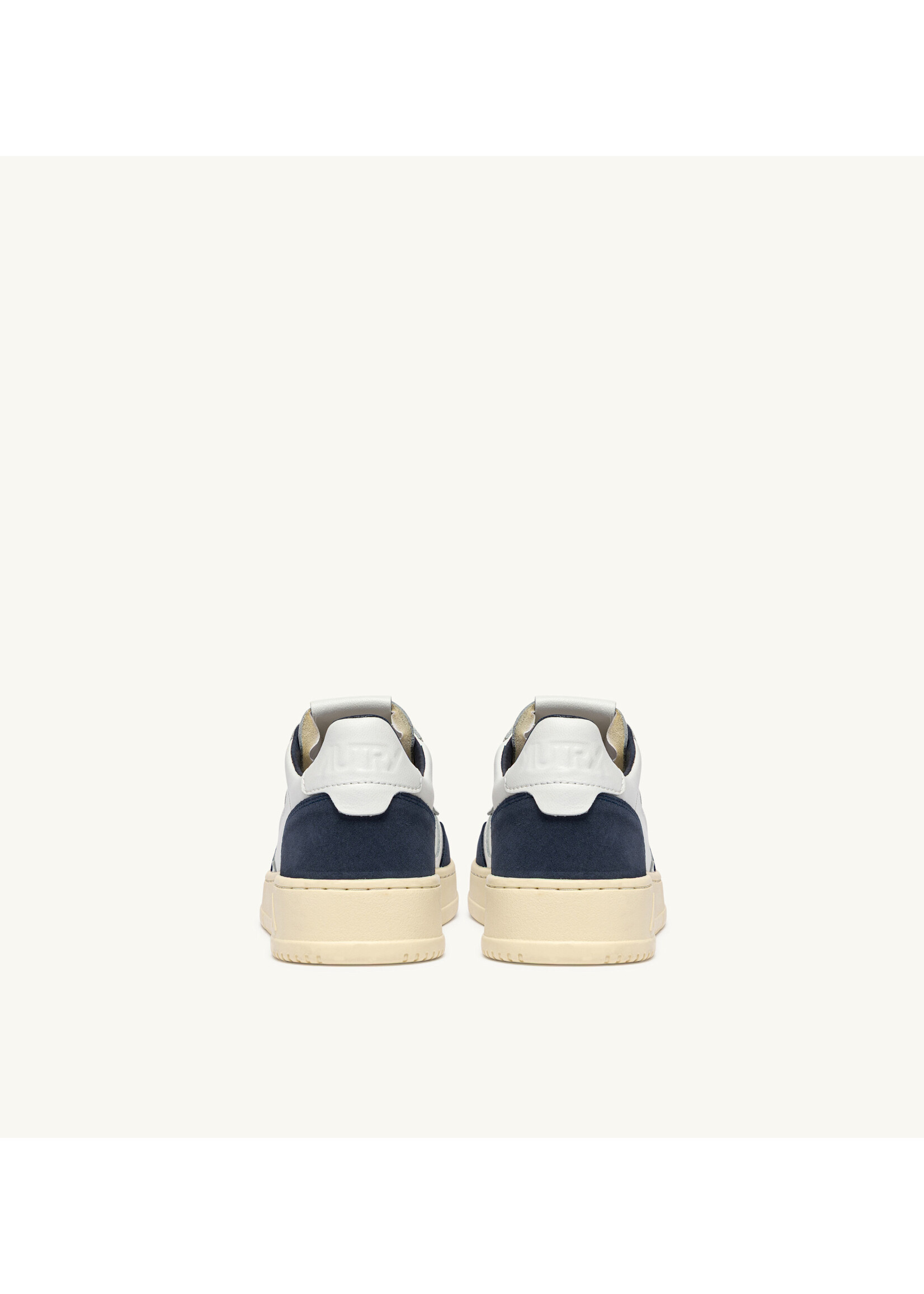 Autry Autry Medalist Low Man - Soflea / Suede White / Denim