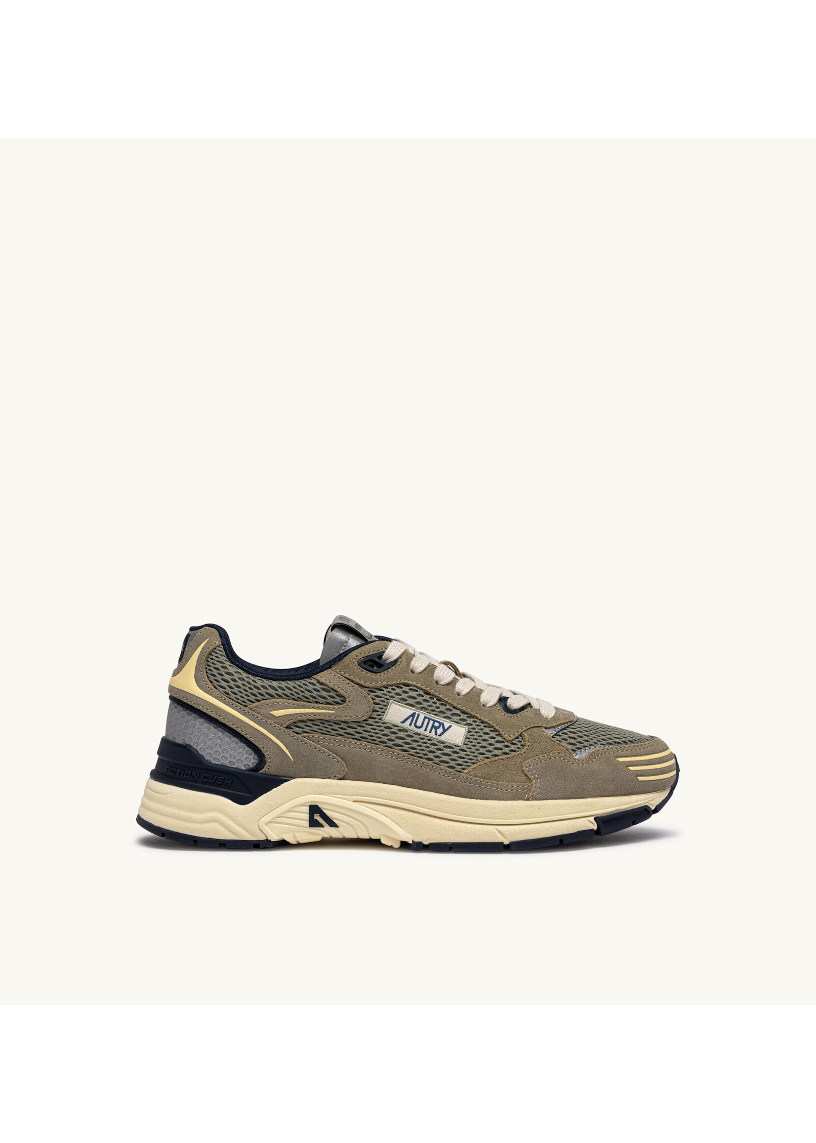 Autry Autry Hyperway low man - Suede Mesh Silver Sage / Blue