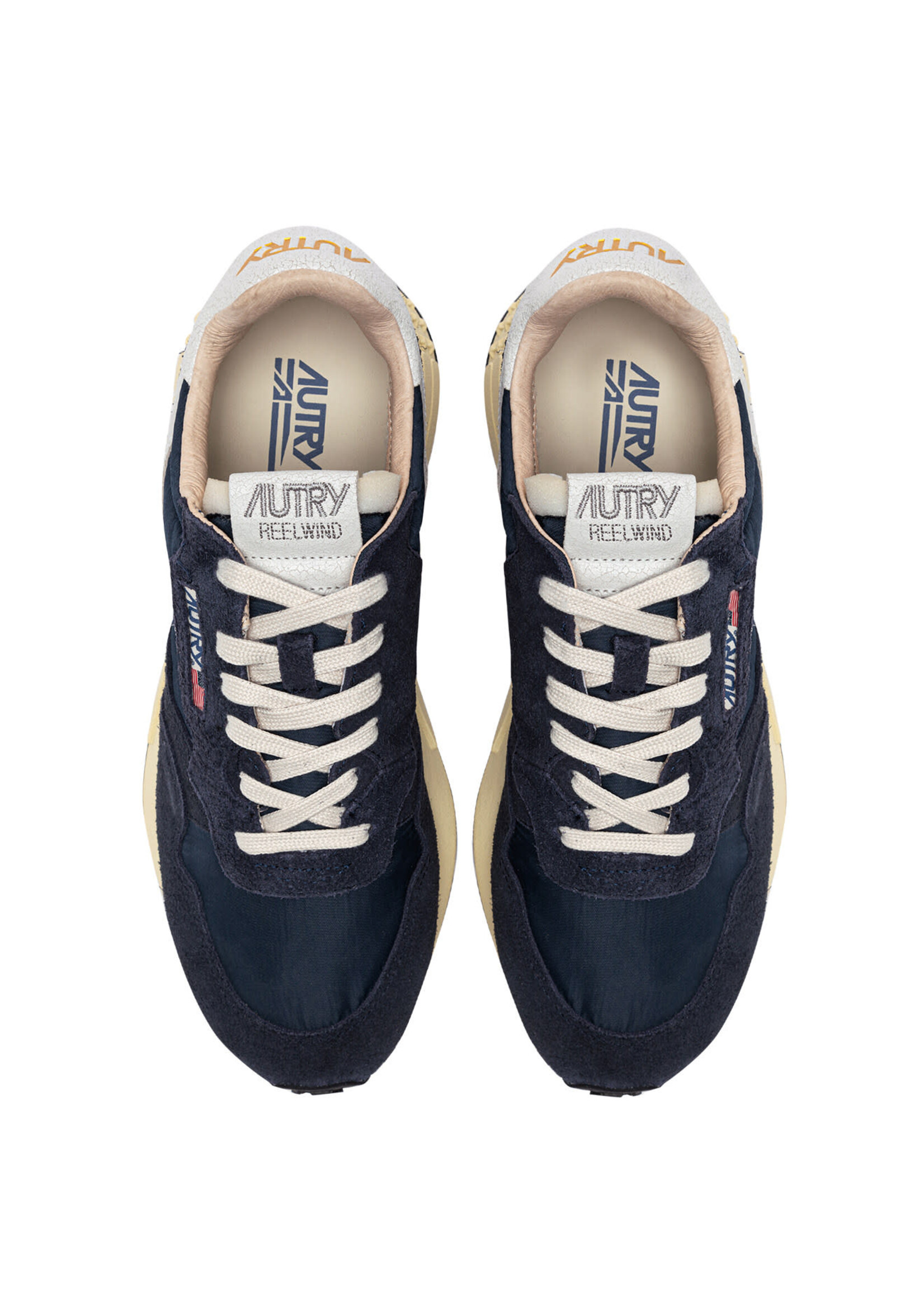 Autry Autry Reelwind Low Man - Nylon / Crack White / Space