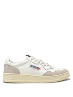 Autry Autry Medalist low man - Leather / Suede White