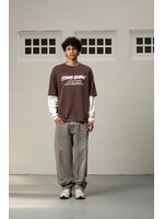 Goodies Sportive Goodies Sportive Records Long Sleeve - Brown / White