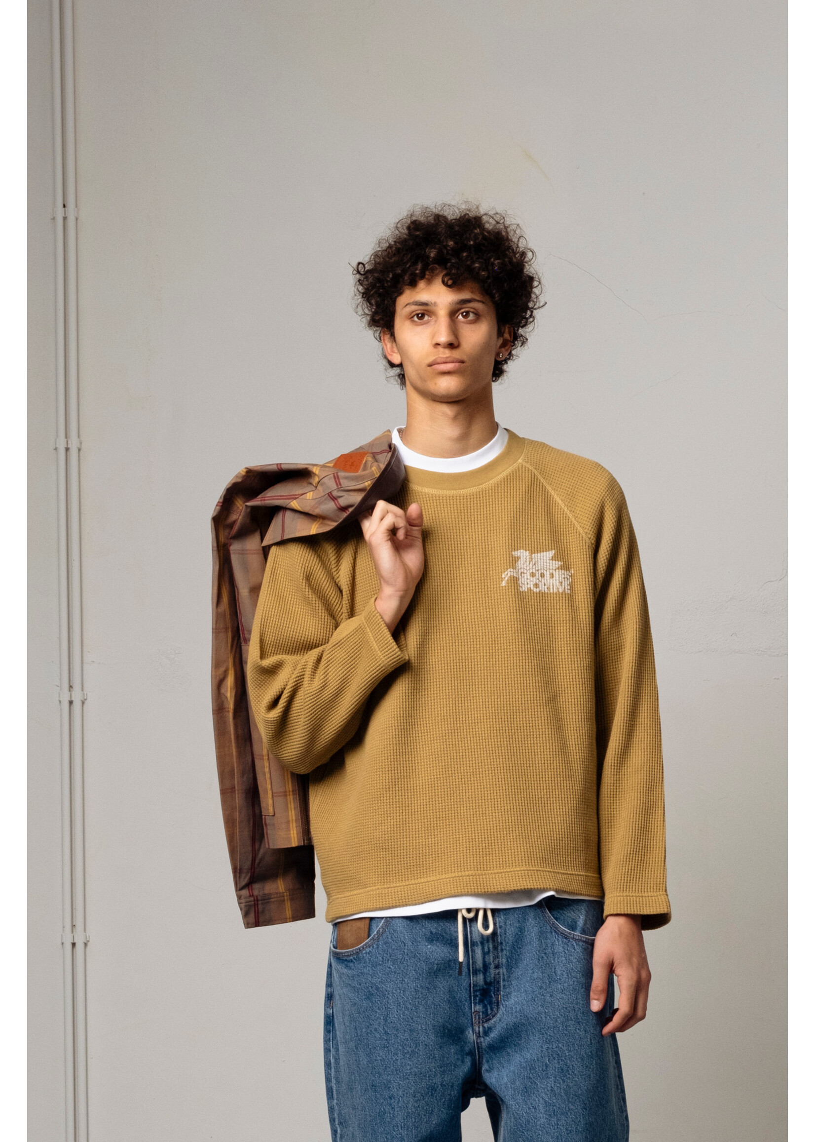 Goodies Sportive Goodies Sportive Waffle Long Sleeve - Camel