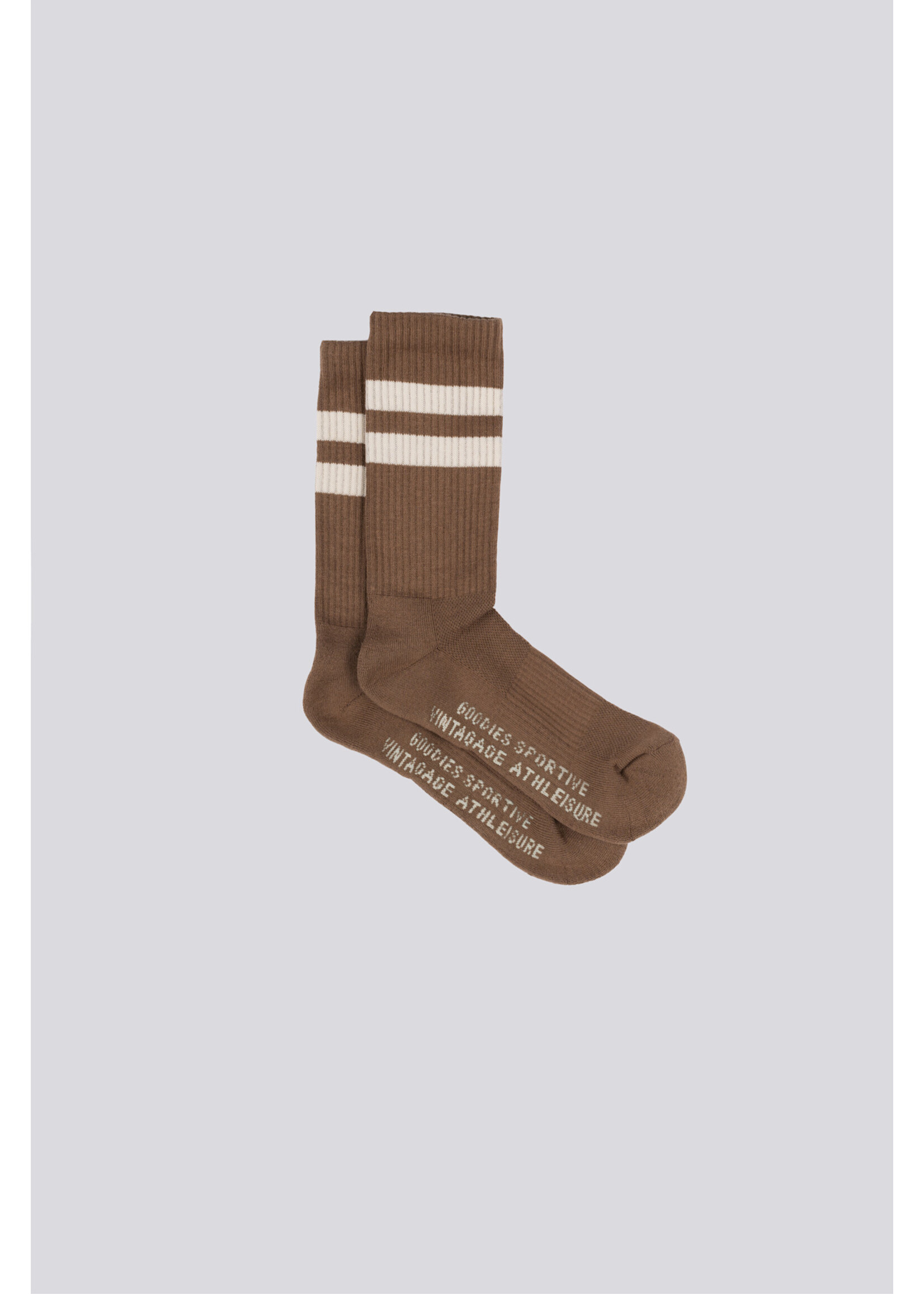 Goodies Sportive Goodies Sportive Rustic Brown Socks - Brown