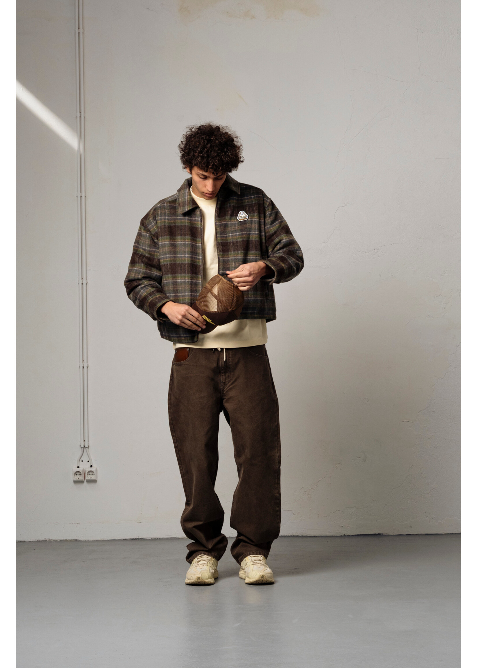 Goodies Sportive Goodies Sportive Retro Field Check Overshirt - Green Check