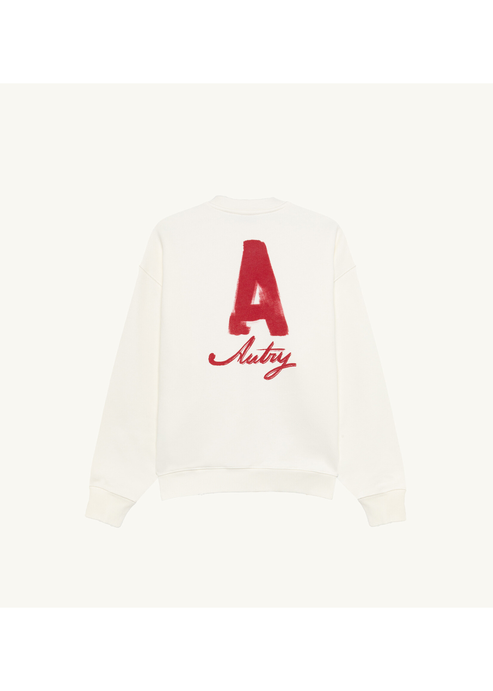 Autry Autry Sweatshirt Main Unisex - Off White / Red
