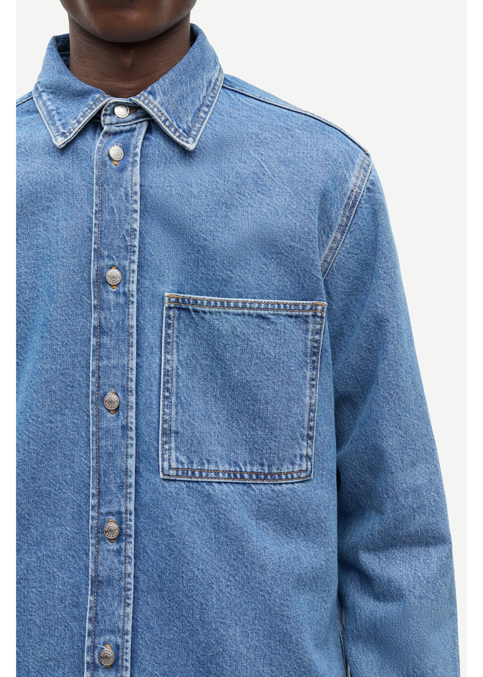 Samsøe Samsøe Samsøe Samsøe Sadamon B Shirt - Retro Wash