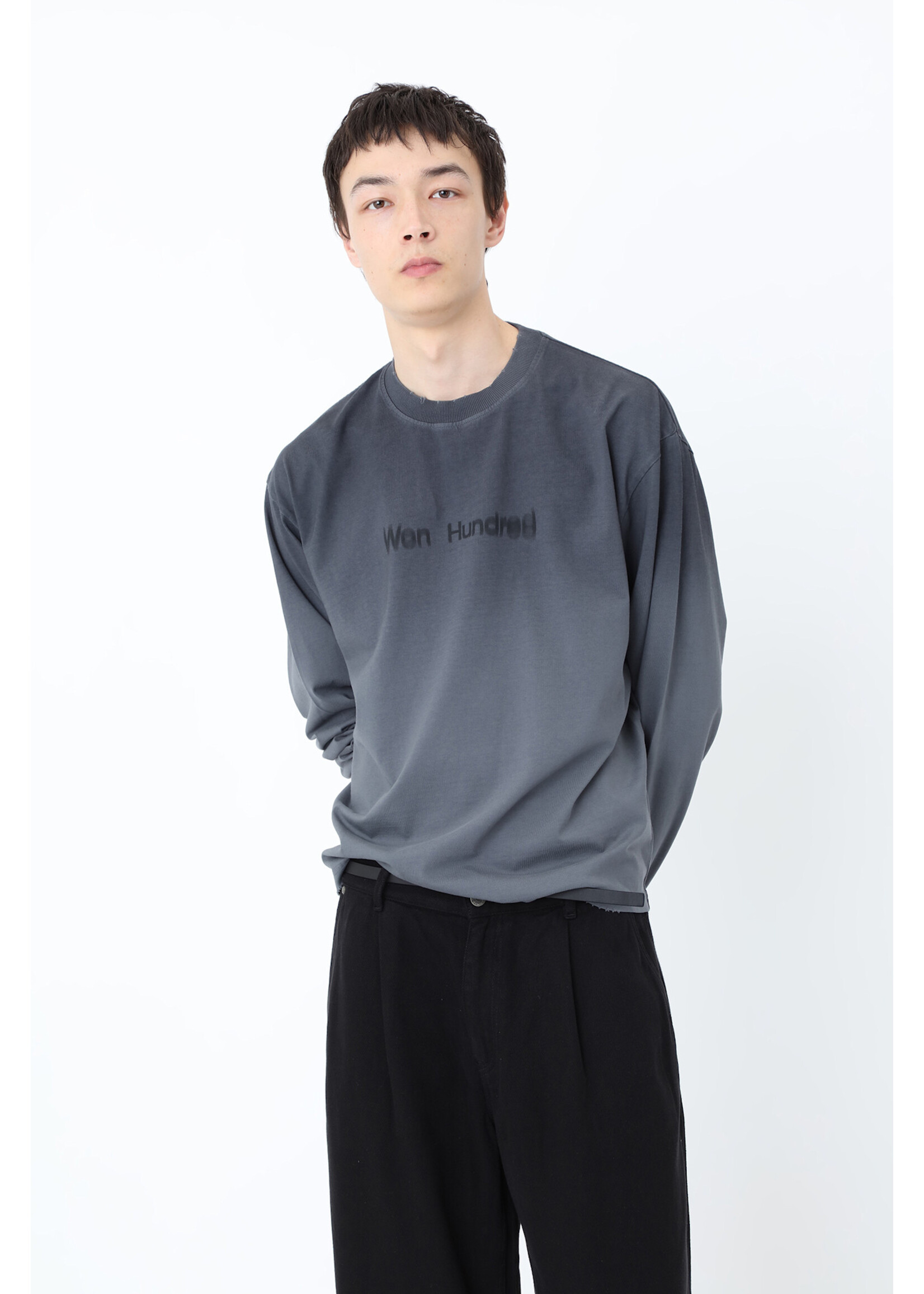Won Hundred Won Hundred Steven Vibrante LS T-Shirt - Turbulence Blue