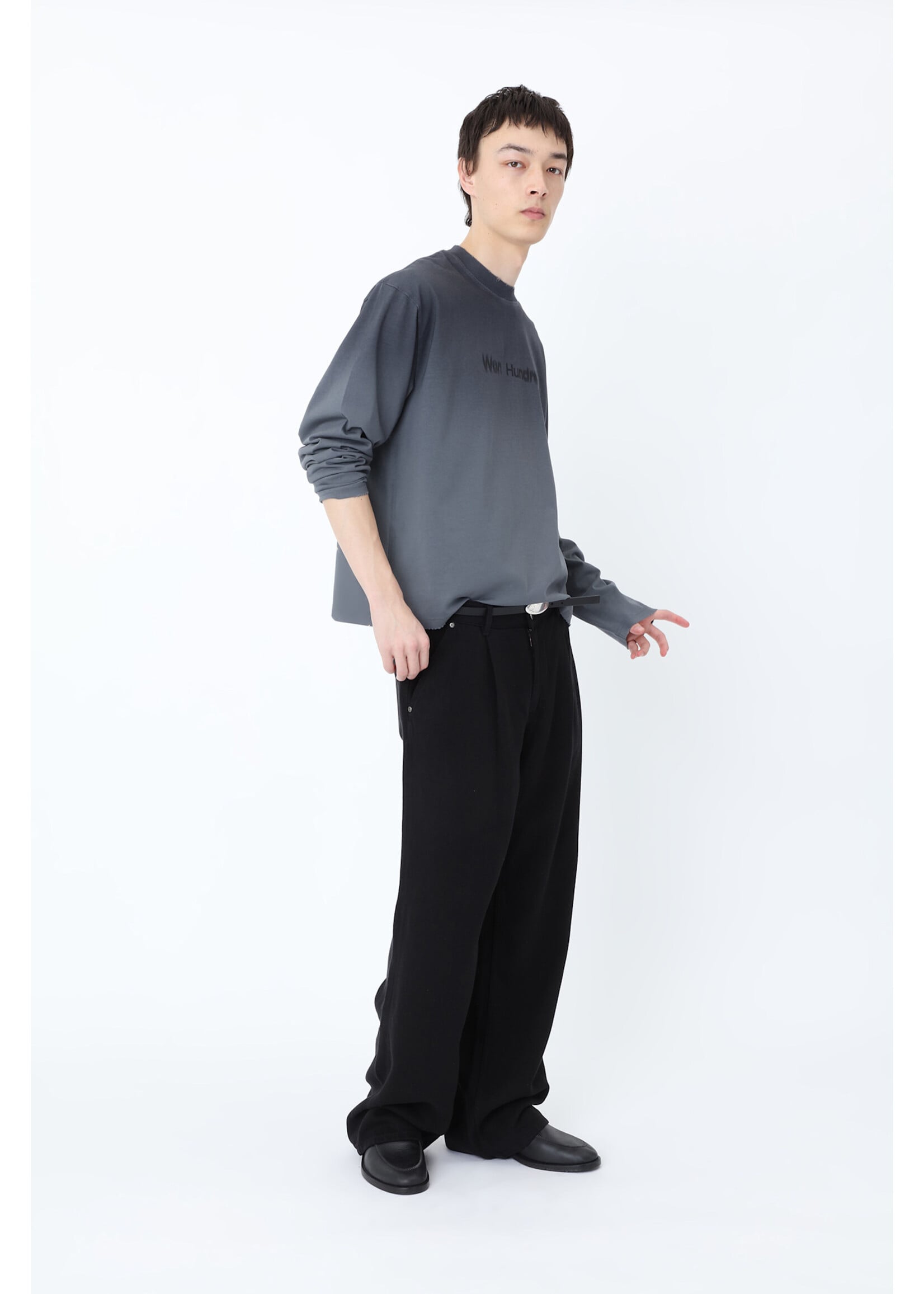 Won Hundred Won Hundred Steven Vibrante LS T-Shirt - Turbulence Blue