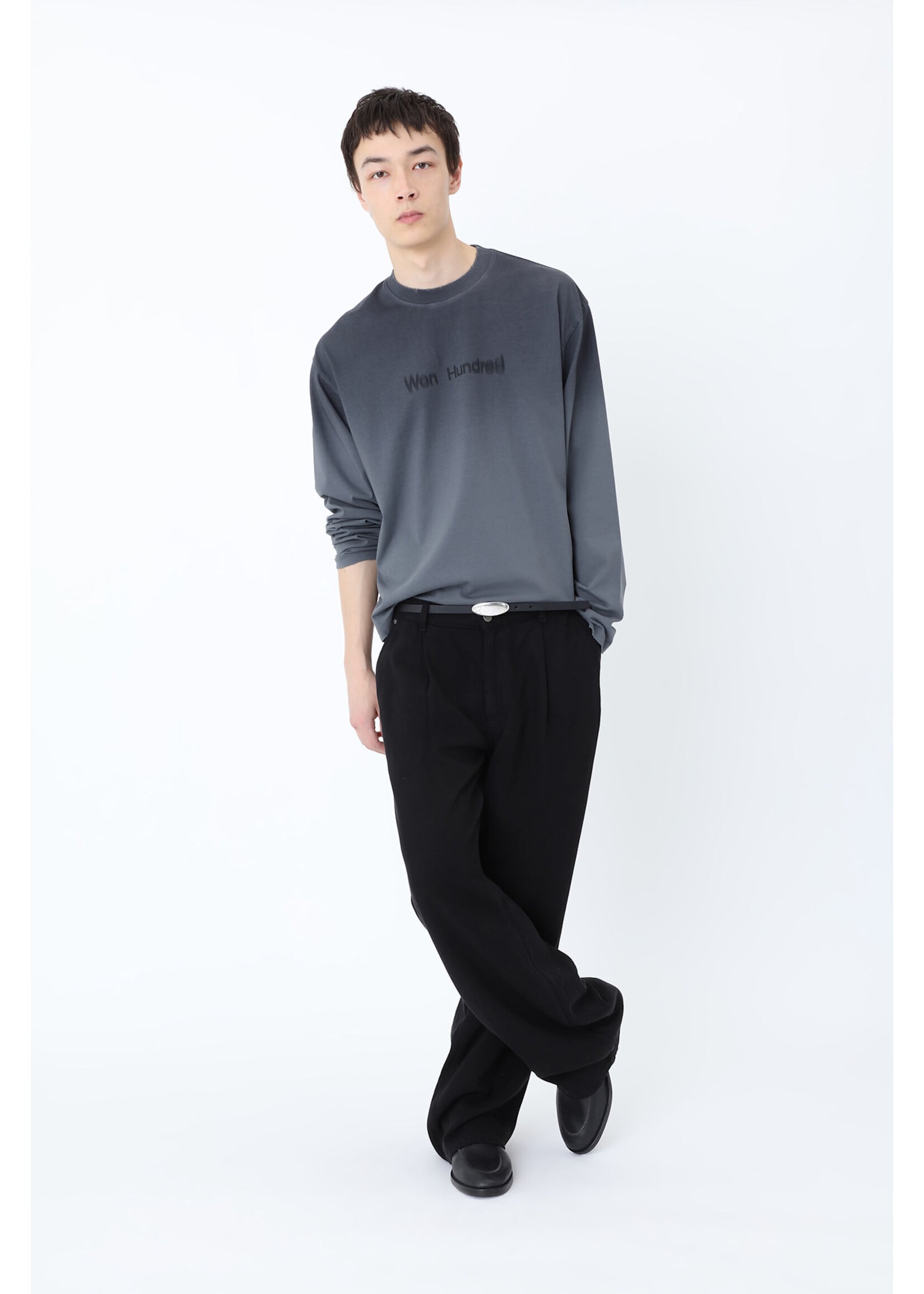 Won Hundred Won Hundred Steven Vibrante LS T-Shirt - Turbulence Blue