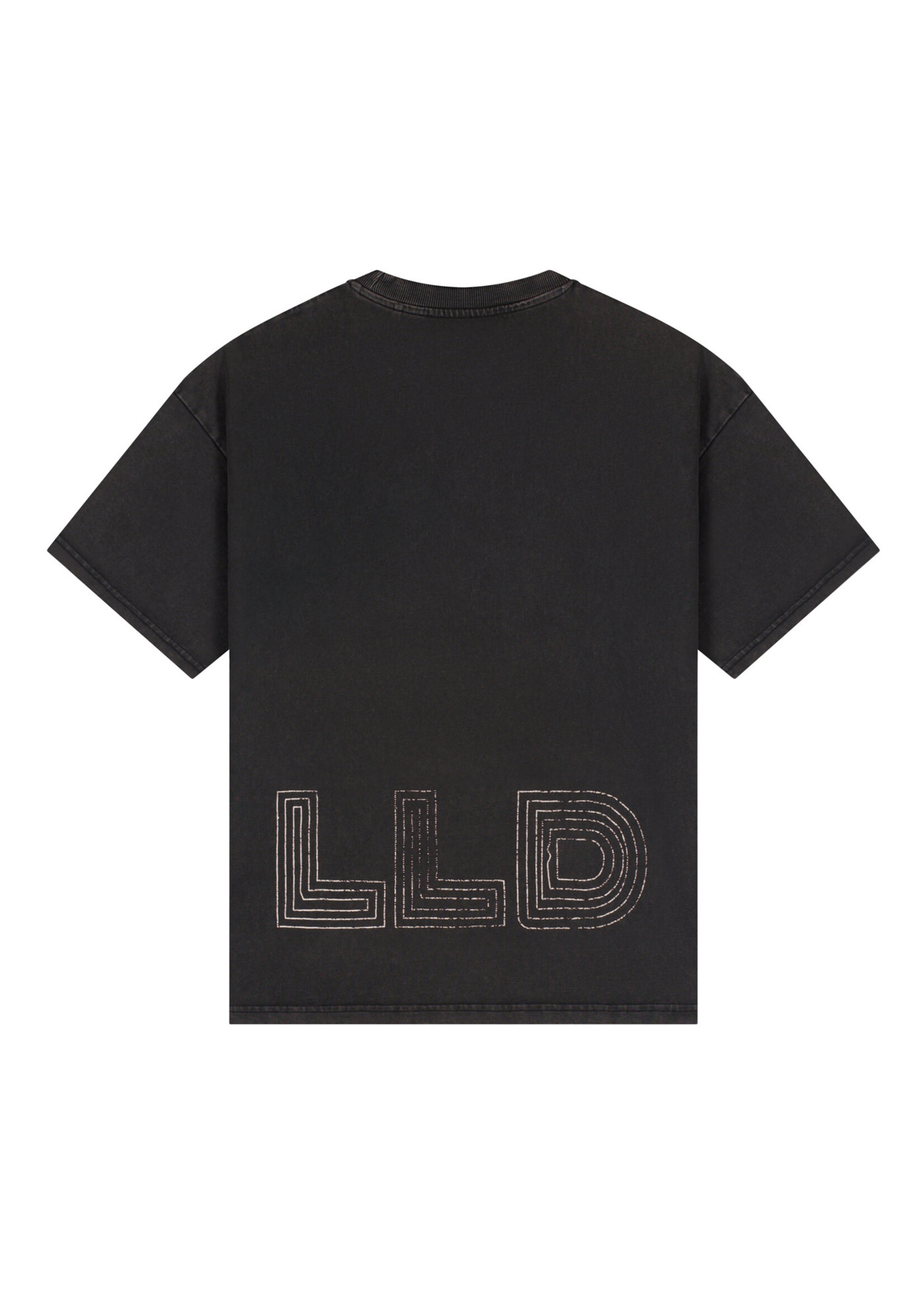 Lovelee Dae Lovelee Dae Frankie LLD Smile SS - Washed Black