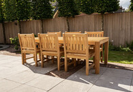 Teak garden furniture