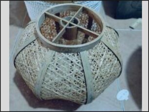 Pendant light Bamboo TRUNTUM - 29cm