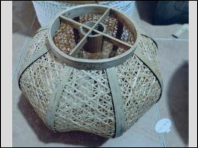 Pendant light Bamboo TRUNTUM - 29cm