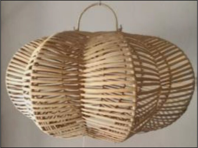 LAMPU BELIMBING KULIT ROTAN