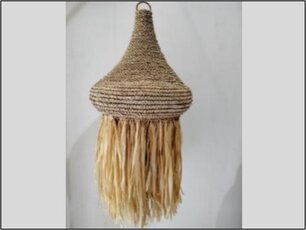 LAMPU PANDAN KEMOCENG PANDAN