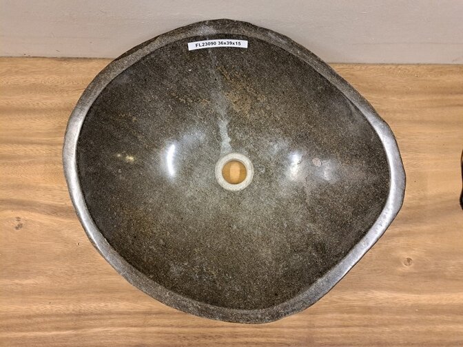 Natural stone washbasin 40/50cm