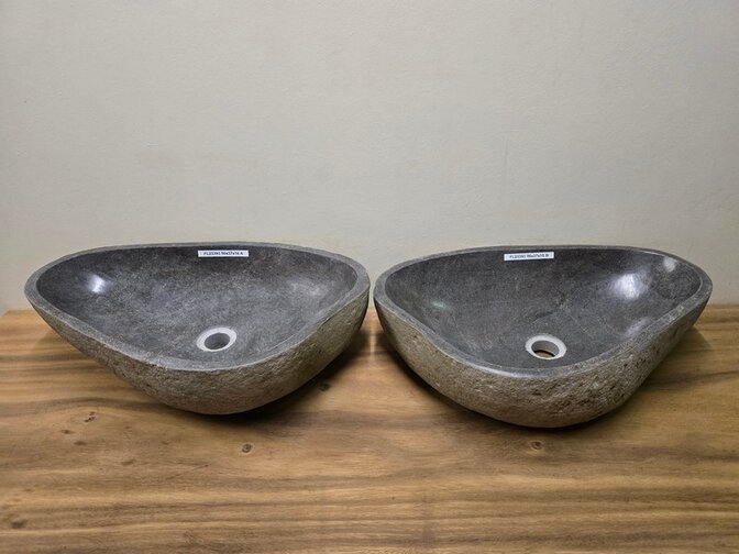 2 washbasins from 1 stone - 40/50cm