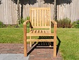 Teak Torino garden chair vertical