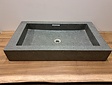 Rectangular natural stone washbasin - 80x45cm