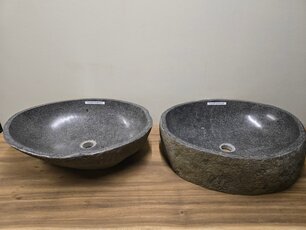 2 washbasins from 1 stone - 50/60cm